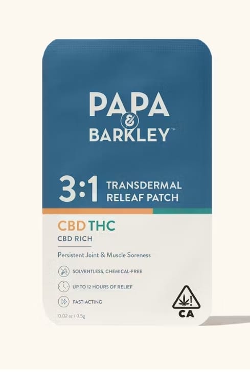 P&B: Transdermal Patch: 3:1 CBD/THC: Releaf -  - $12 - Topicals