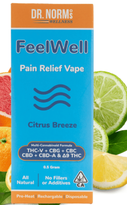 Citrus Breeze - FeelWell Vape - .5g - Dr. Norm's -  - $18.70 - Cartridges