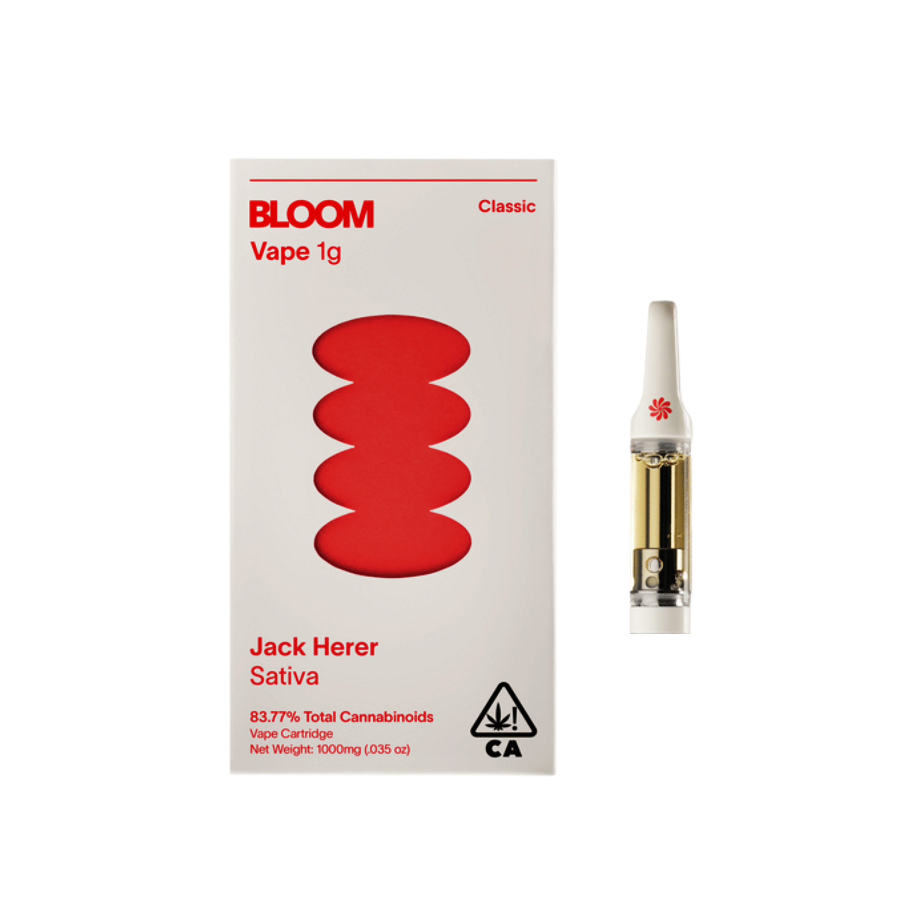 Classic | Jack Herer Cartridge - 1g - Bloom -  - $30 - Cartridges / Pods