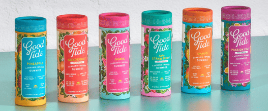 Kiwi Strawberry Gummies 1:1:1: thc:cbd:cbg 100mg - Good Tide -  - $18.70 - Edible