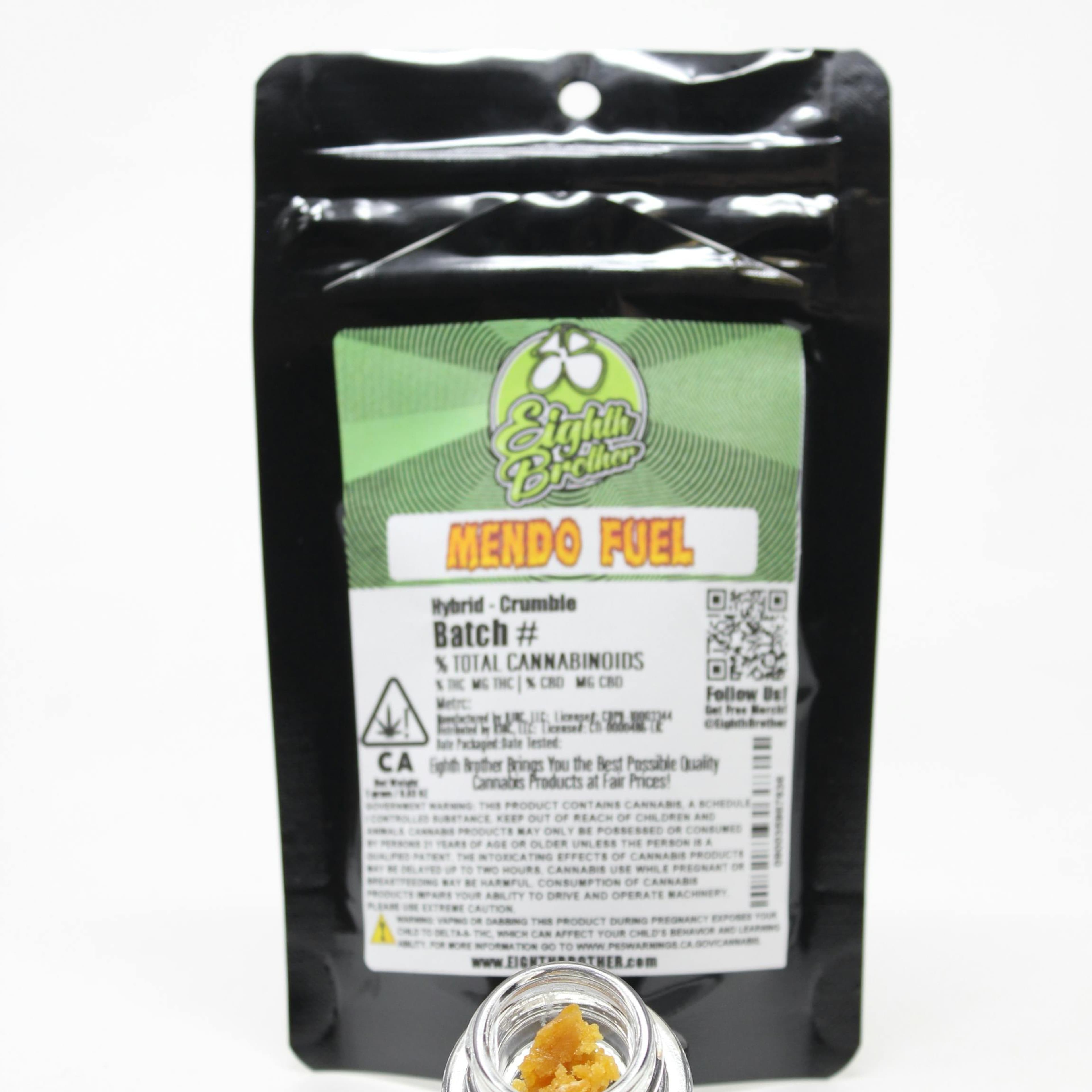 Mendo Fuel Crumble (1g) - Eighth Brother - - $20 - Concentrates