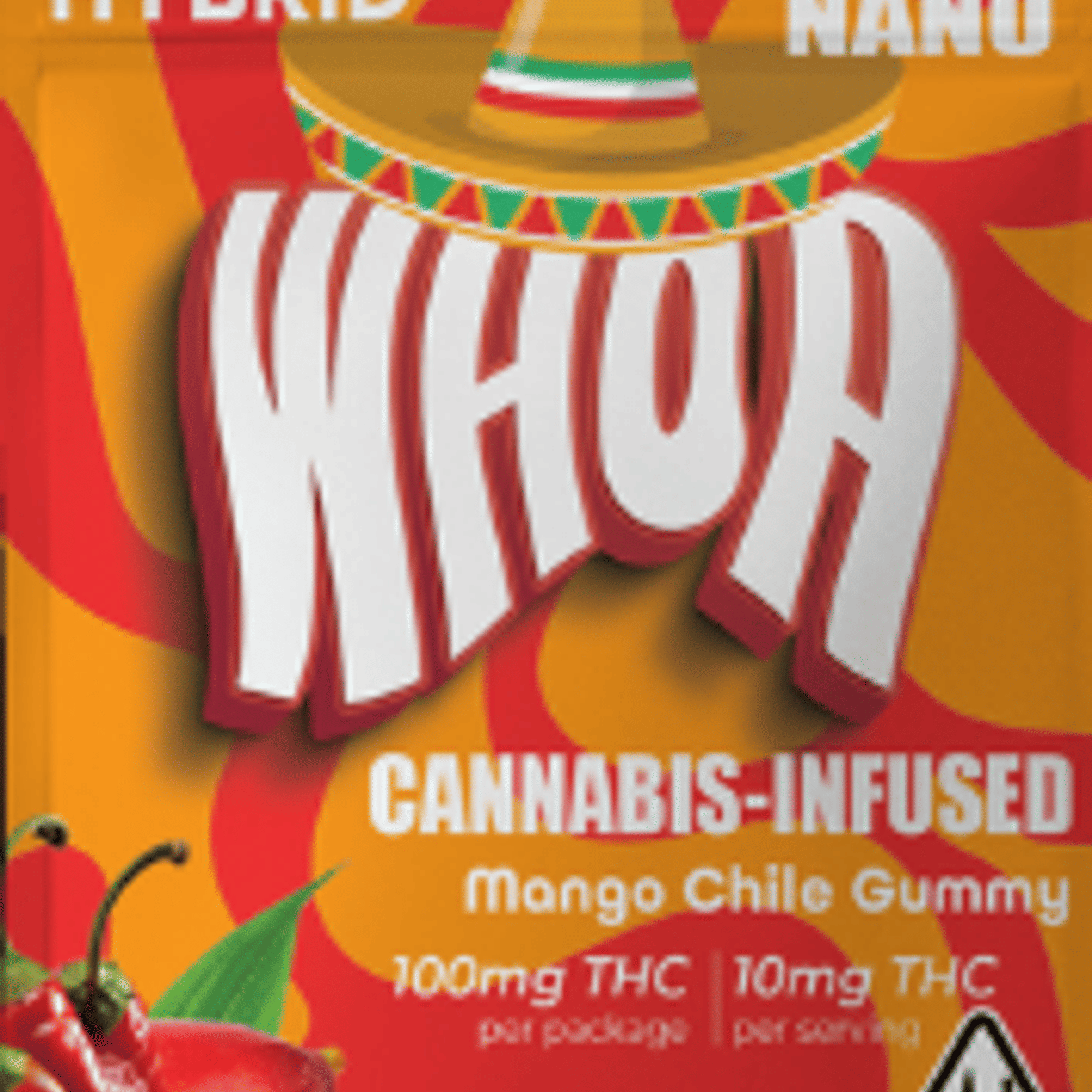 Mango Con Chile Gummy - - 100mg - WHOA - - $4 - Edibles