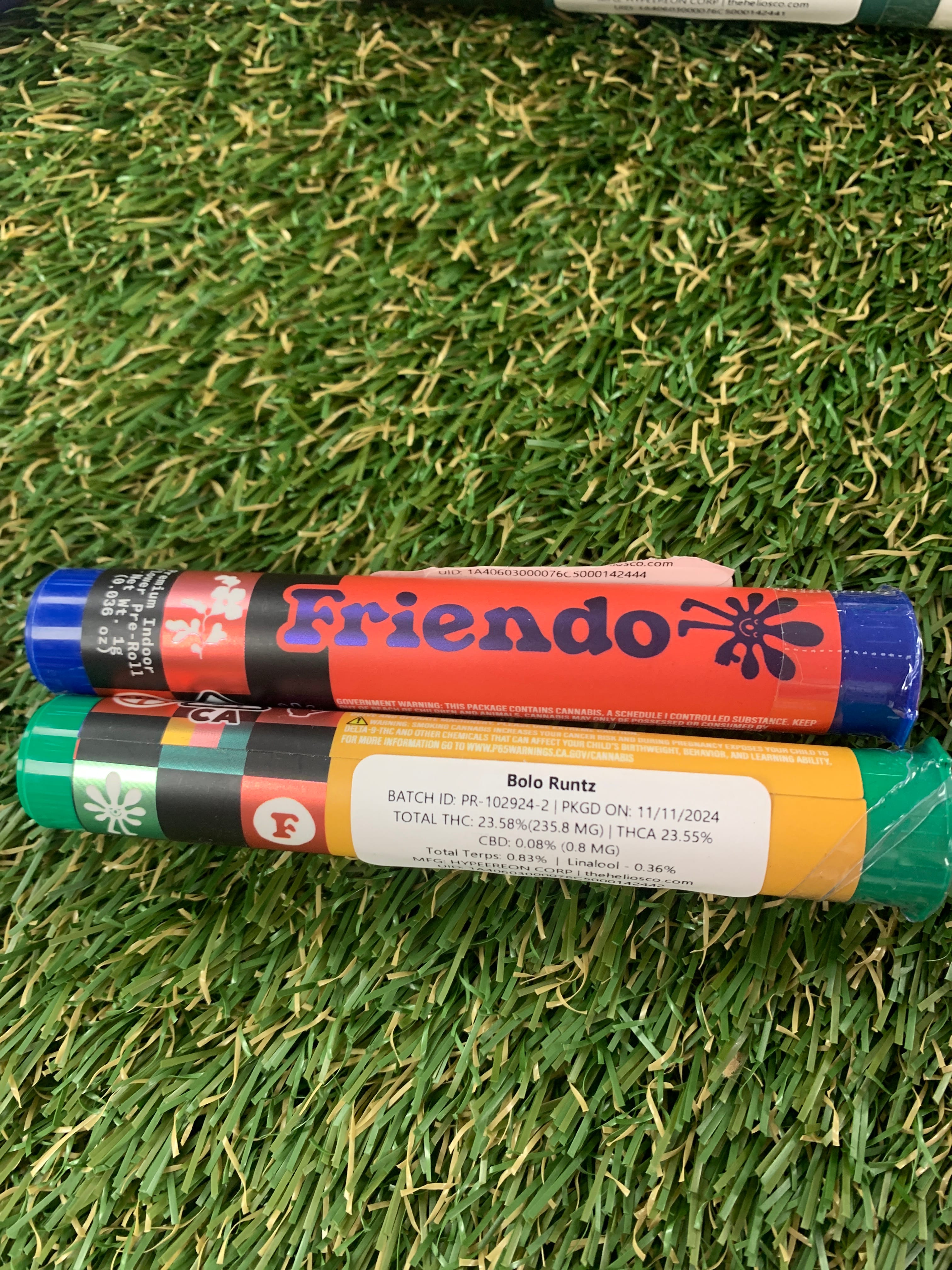 BOLO RUNTZ 1G - FRIENDO -  - $2.68 - Pre-Roll Flower