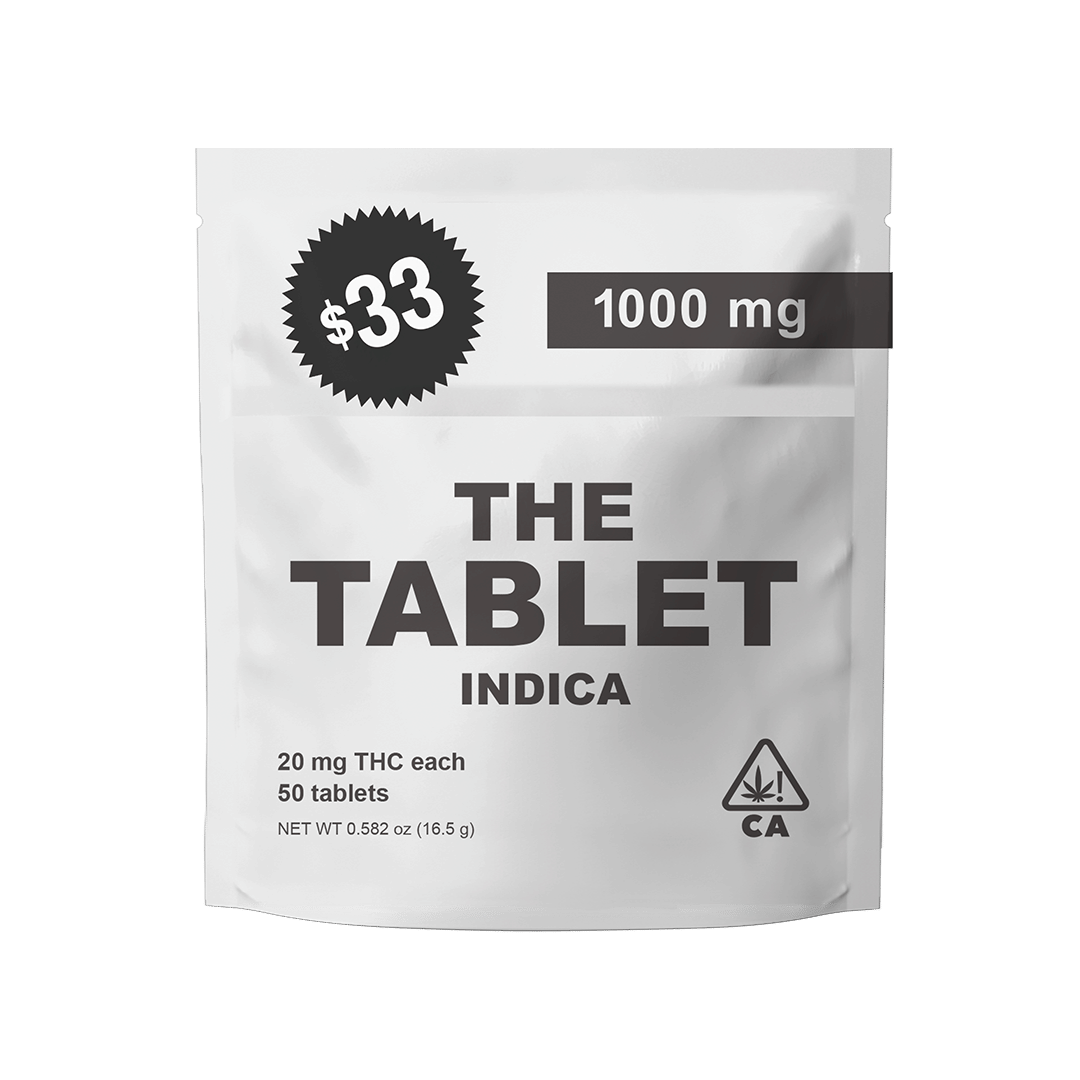 Indica Tablet 1000mg (20mg each) - The Tablet - 50 Tablets - $32.99 - Capsules & Tablets