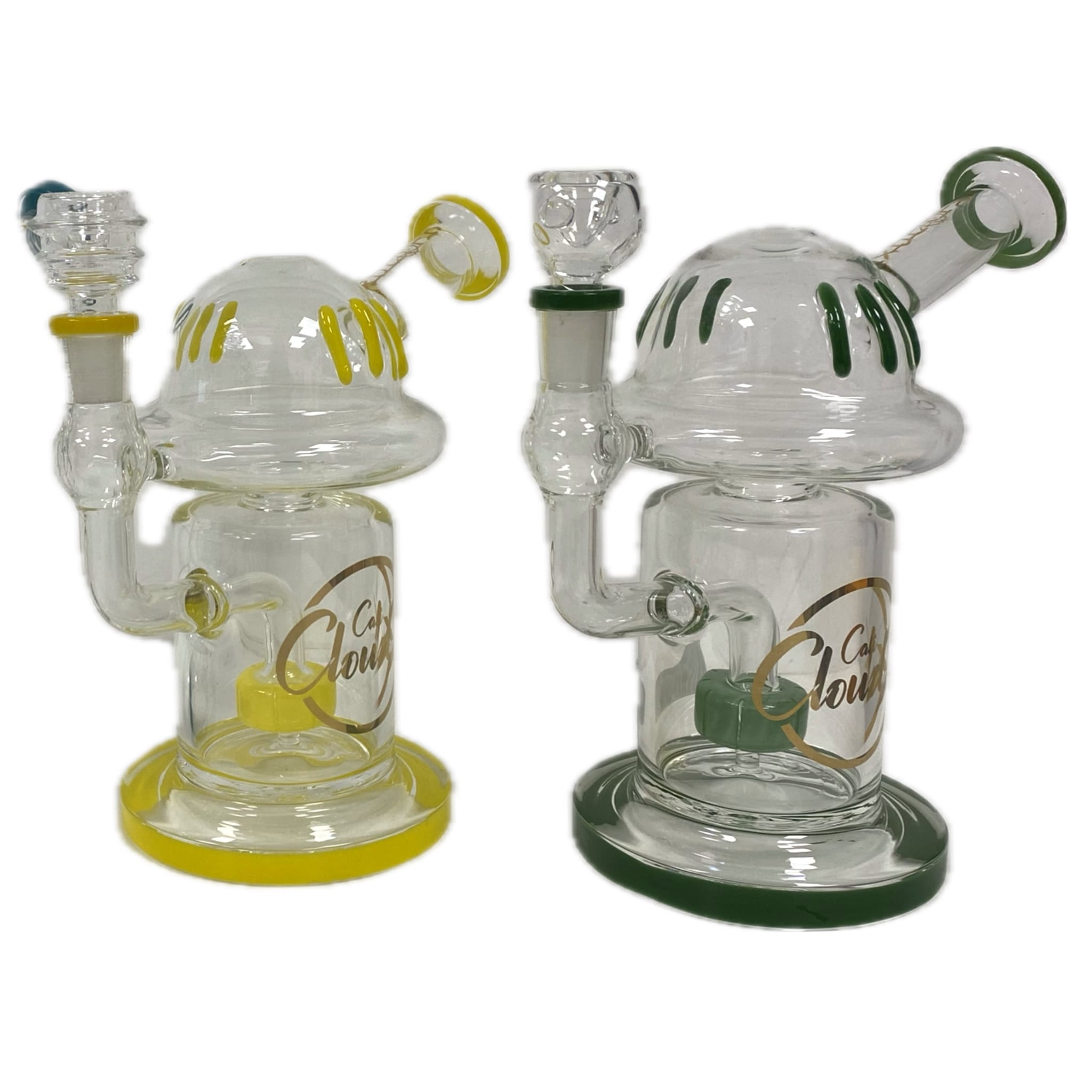 8" Dome Bubbler Cali Cloud X  Water Pipe (Assorted Colors) - Glass and Accessories -  - $50 - Paraphernalia
