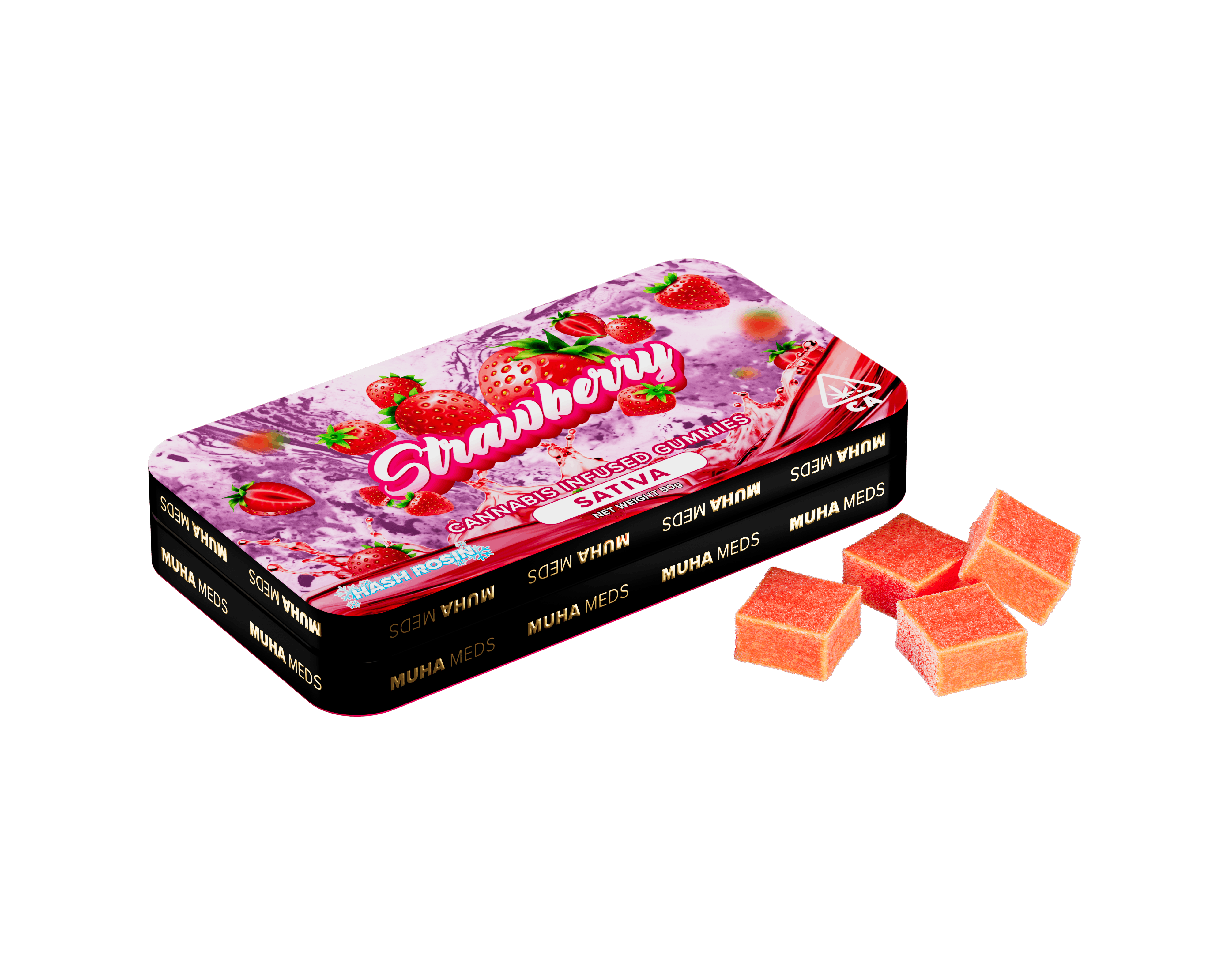 Muha Meds Gummies | Strawberry - Sativa - Muha Meds -  - $14 - Edibles
