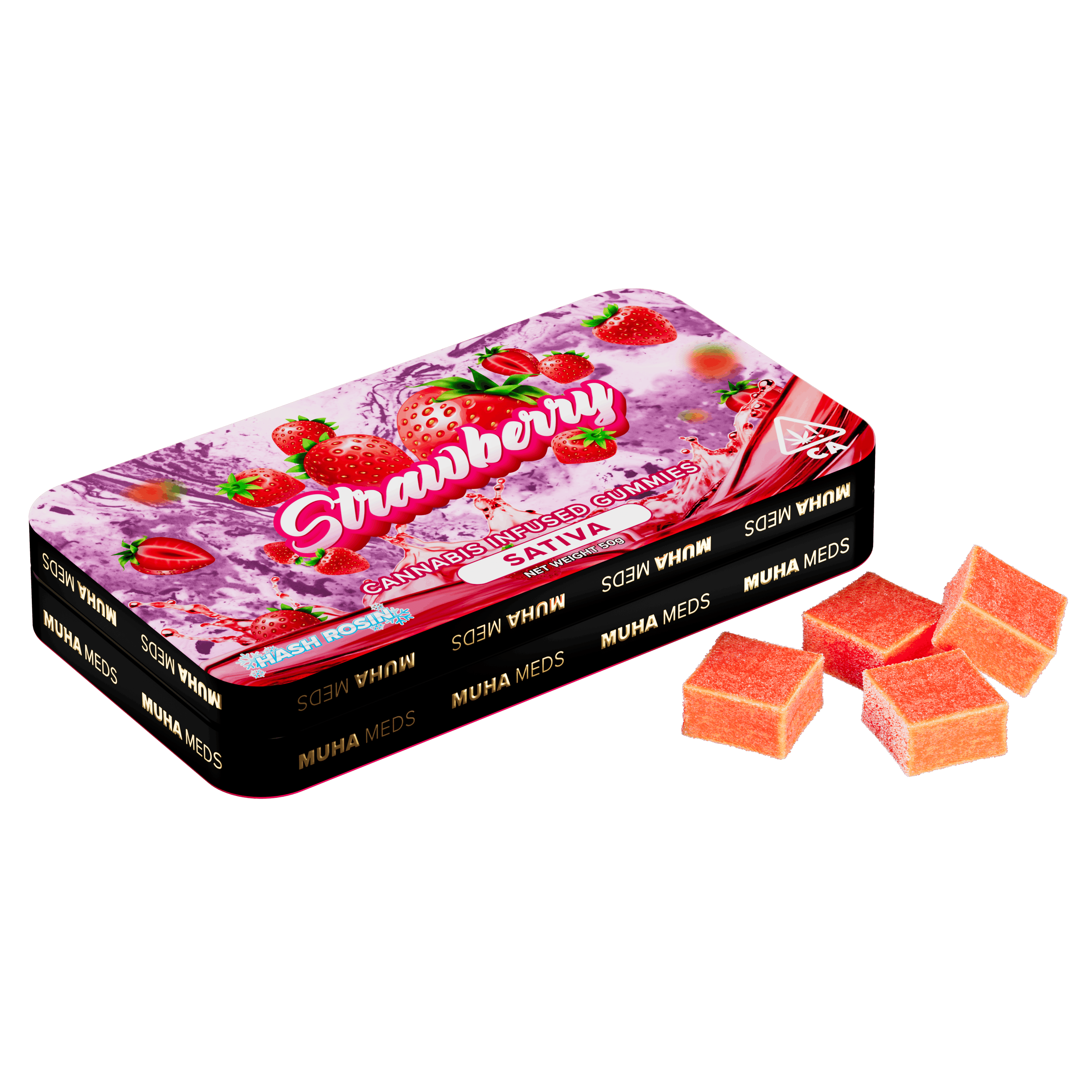 Muha Meds Gummies | Strawberry - Sativa - Muha Meds - - $14 - Edibles