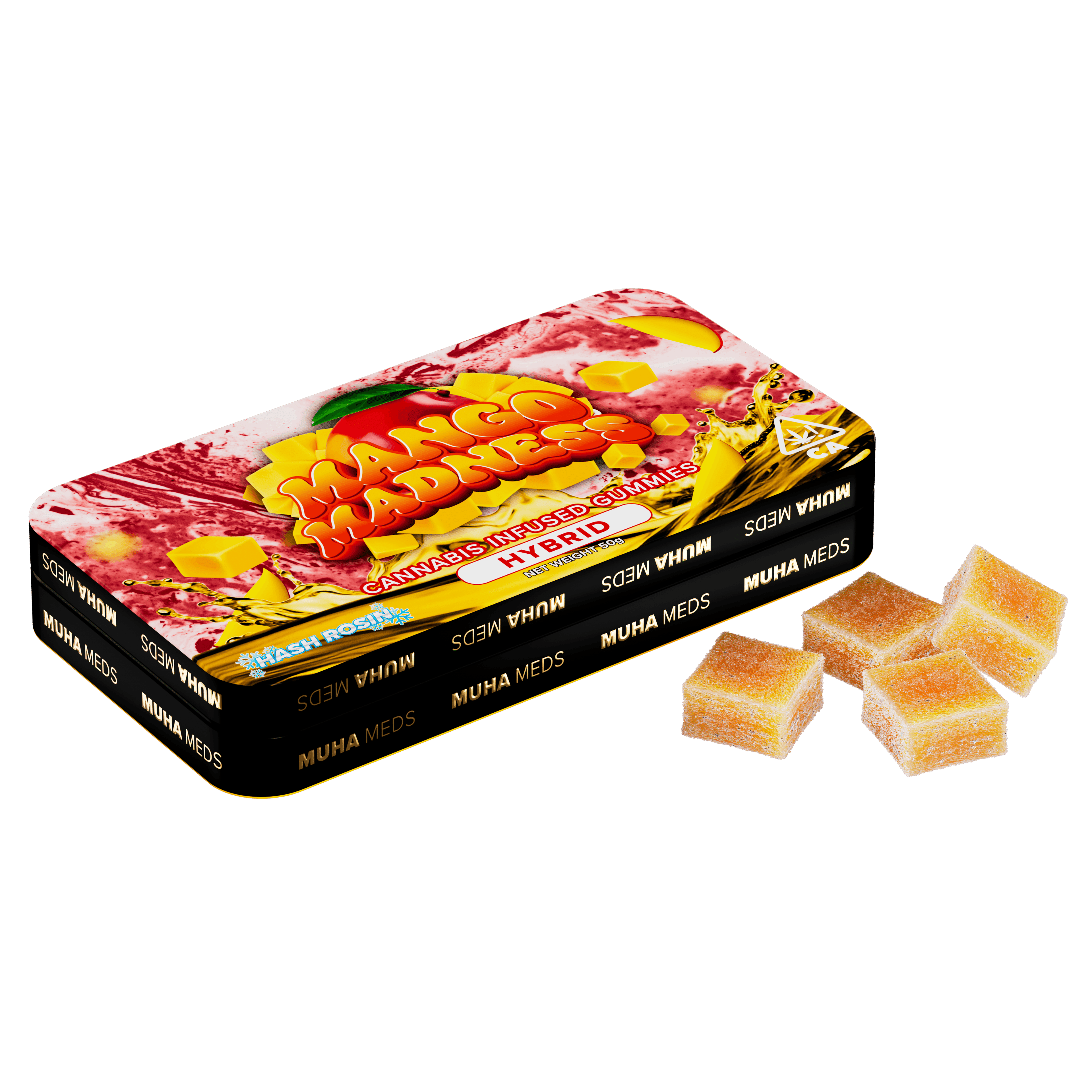 Muha Meds Gummies | Mango Madness - Hybrid - Muha Meds - - $14 - Edibles