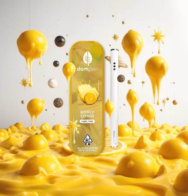 4:1 HONEY CITRUS 1G ALL-IN-ONE - Dom Pen -  - $37.50 - Vaporizer