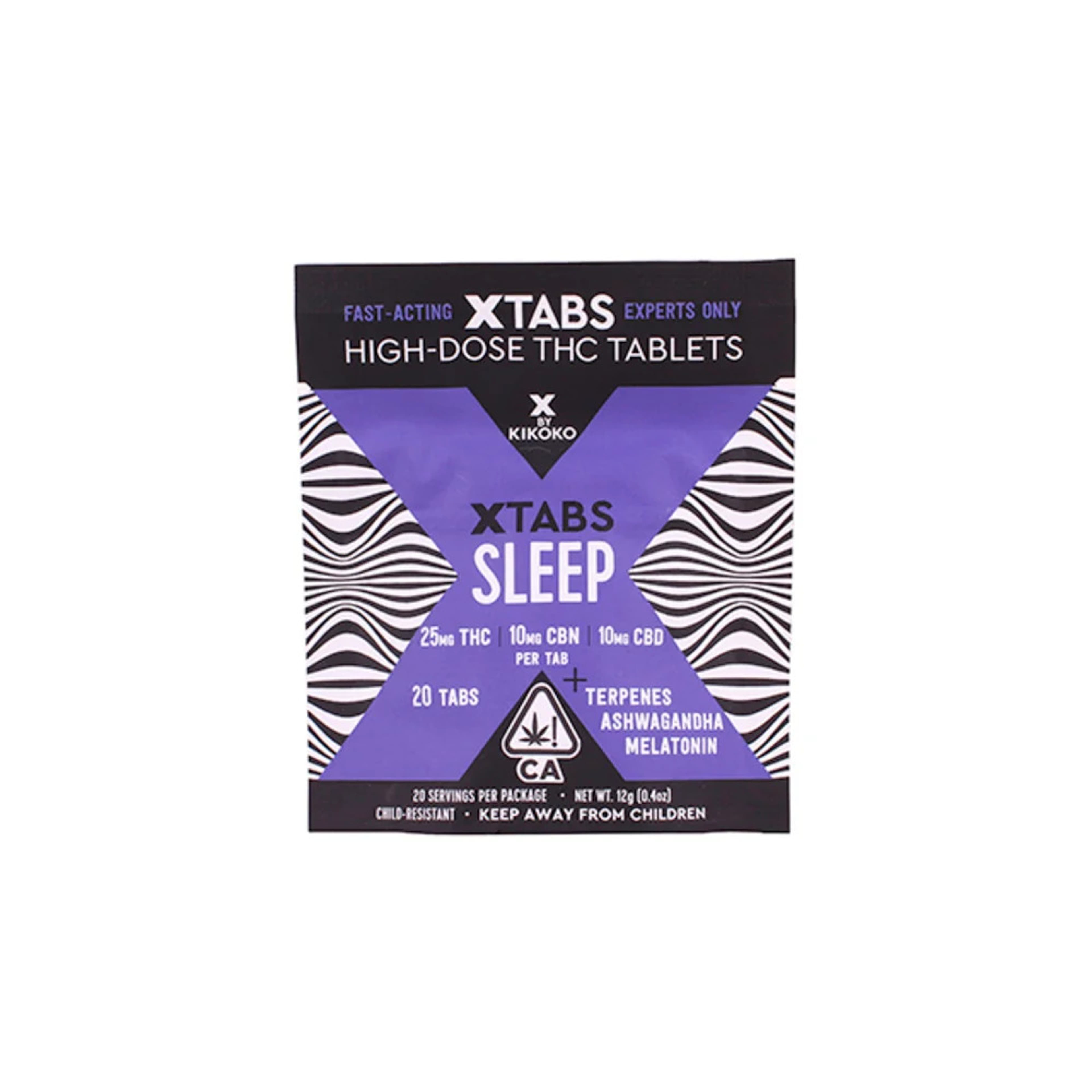 X Tab Sleep 25mg 20ct - Kikoko - 25x20 tablet - $59 - Capsules