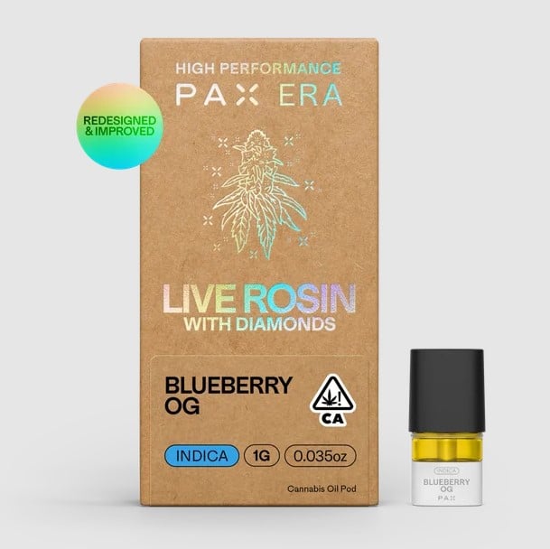 BLUEBERRY OG LIVE ROSIN PAX POD | PAX