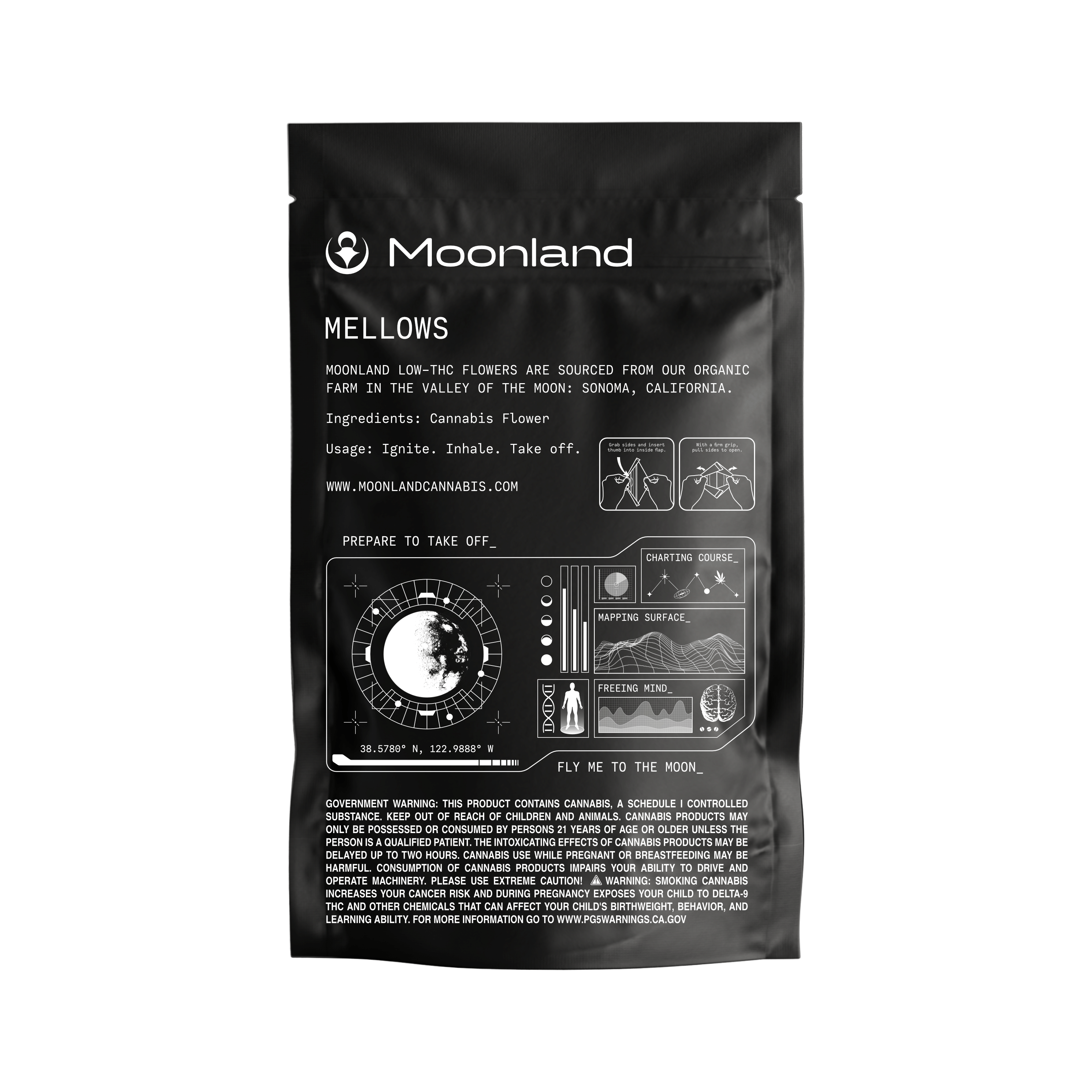 Governmint Oasis | Moonland Mellows Pre-Roll Pack - 7g - Moonland Cannabis -  - $15 - Pre-Rolls