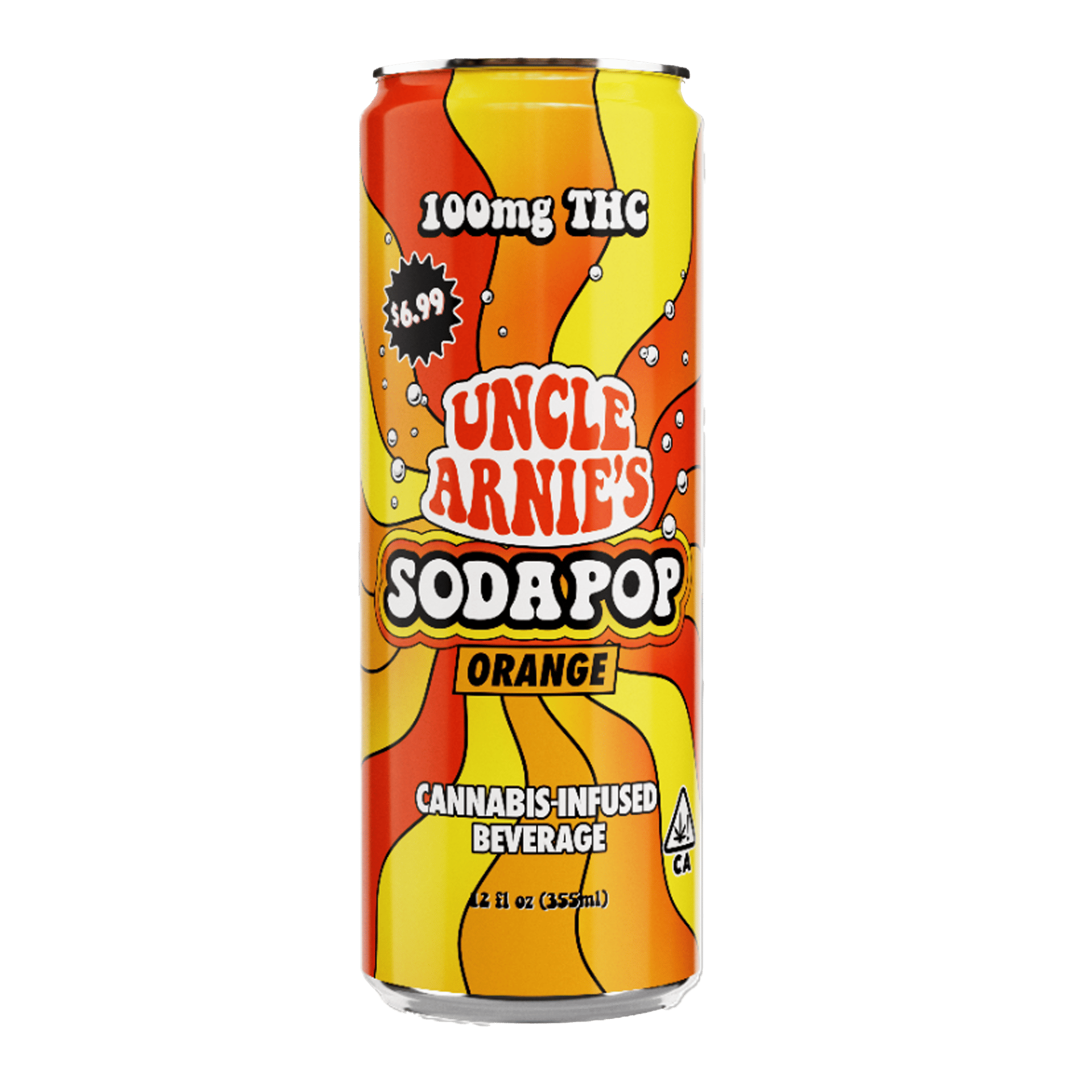 Orange Soda Pop - Beverage - Uncle Arnies - 12oz (100mg) - $11.99 - Edibles