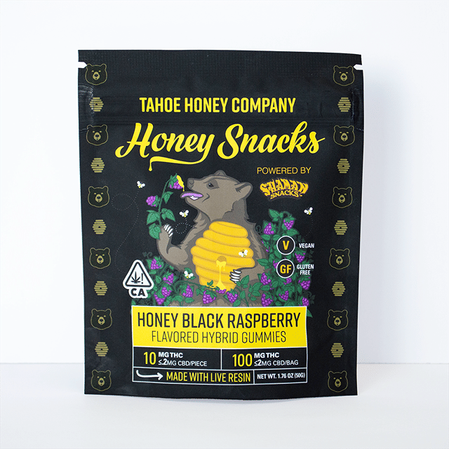 Tahoe Honey Co. - Honey Black Raspberry - 100mg "Honey Snacks"