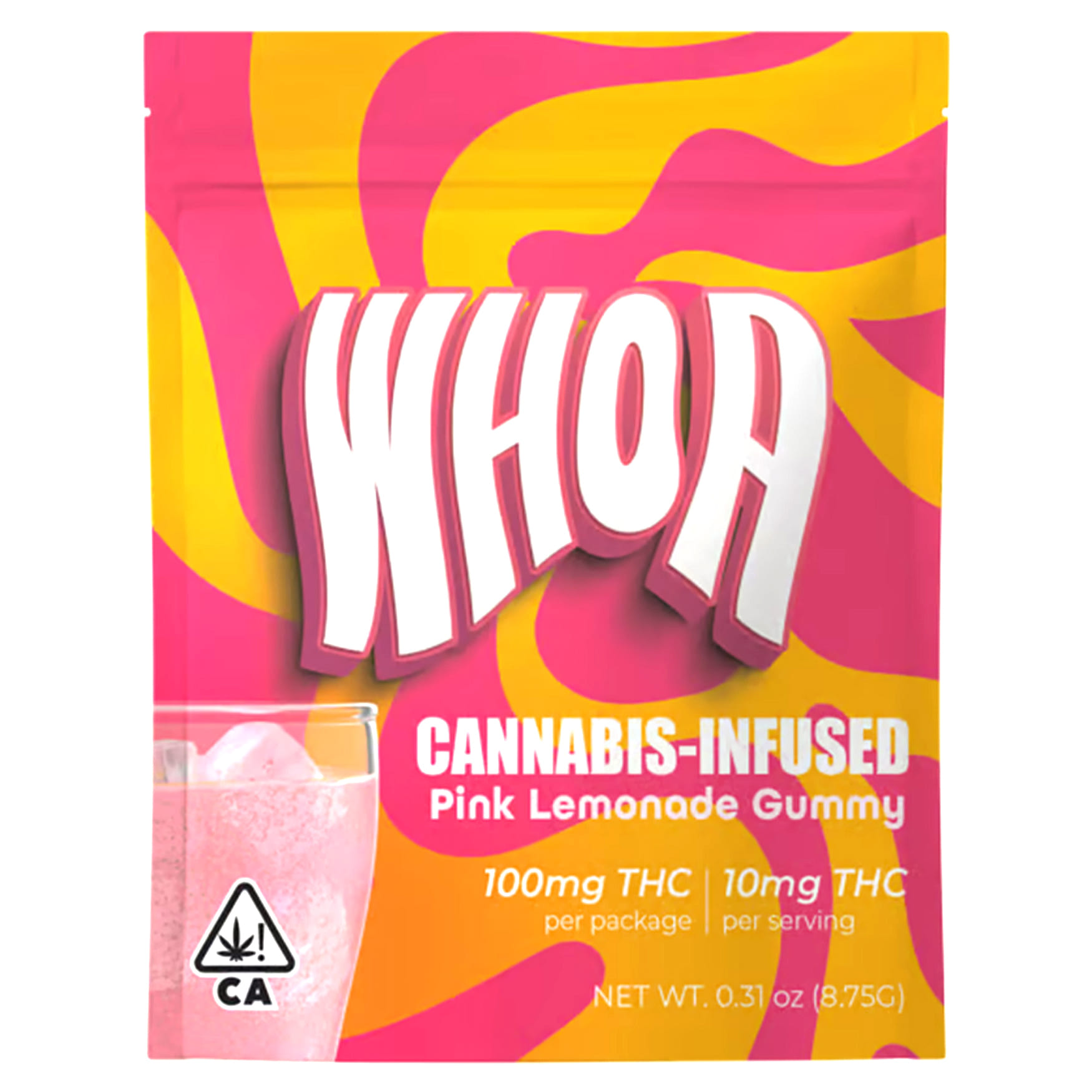 Pink Lemonade (H) 100mg Gummy **B2G1 EVERYDAY** - WHOA Edibles - Pink Lemonade - $10 - Edibles