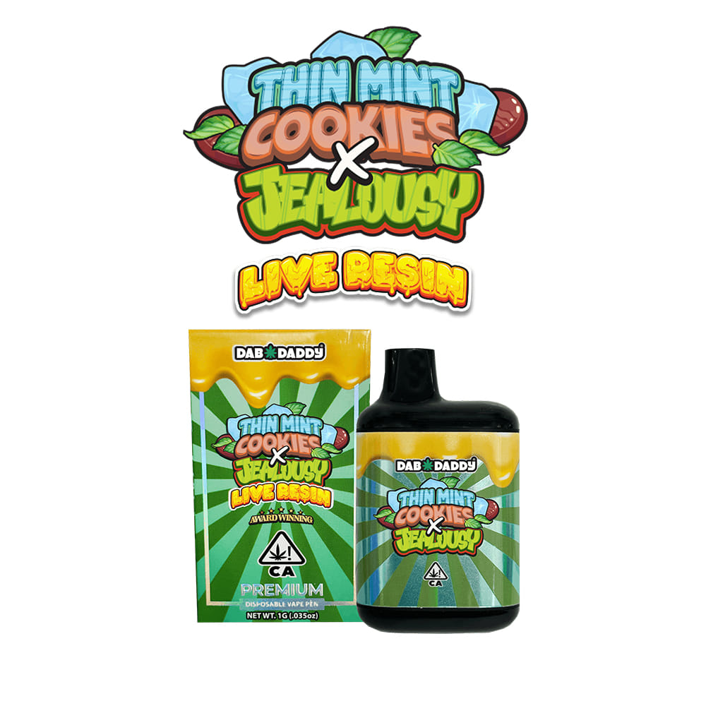 THIN MINT COOKIES LIVE RESIN AIO 1G - DAB DADDY -  - $21.50 - Vape
