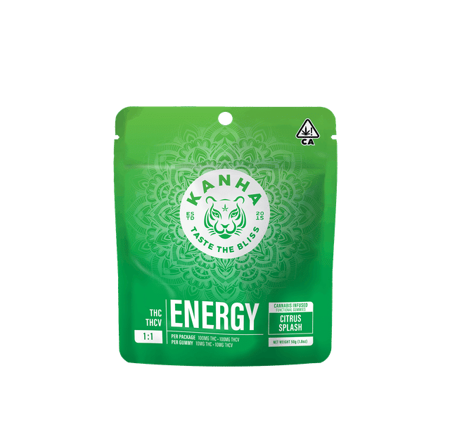 100mg Energy 1:1 Citrus Splash Nano Gummies