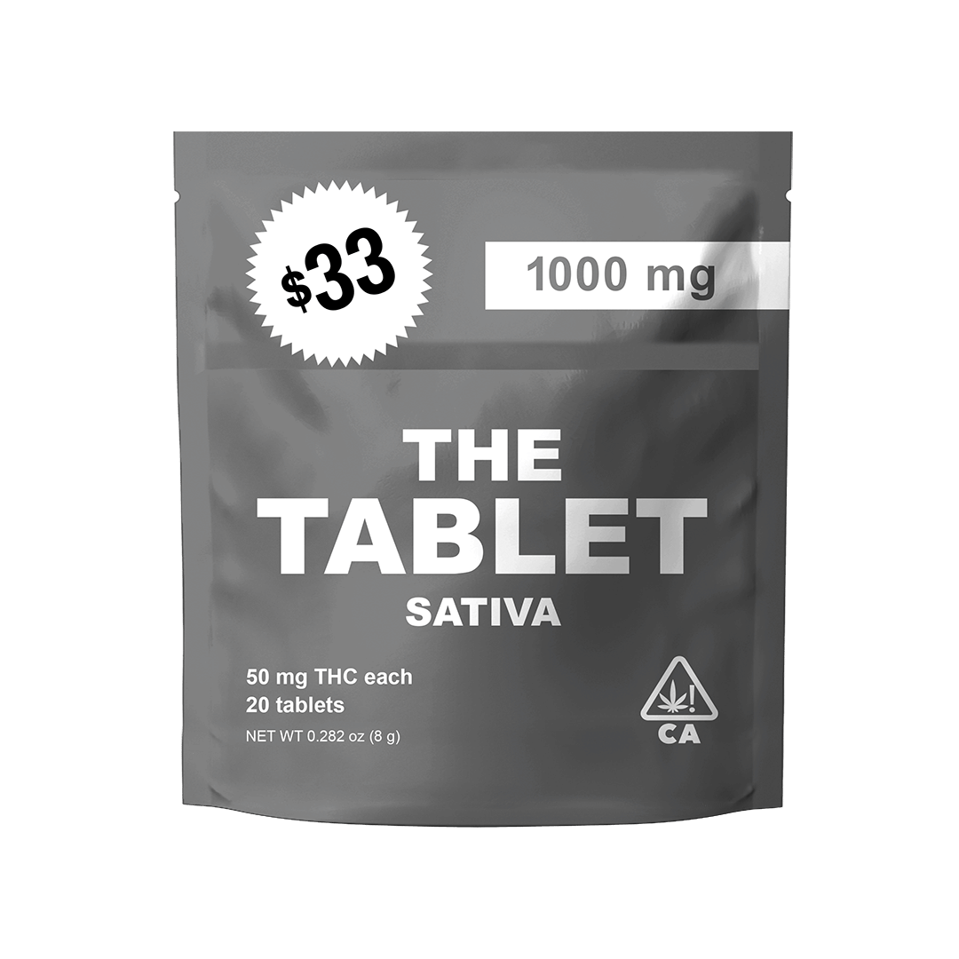 Sativa Tablet 1000mg (50mg each) - The Tablet - 20 Tablets - $32.99 - Capsules & Tablets
