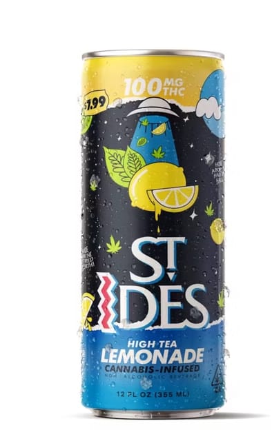 ST IDES - LEMONADE-TEA | 12OZ HIGH TEA 100MG