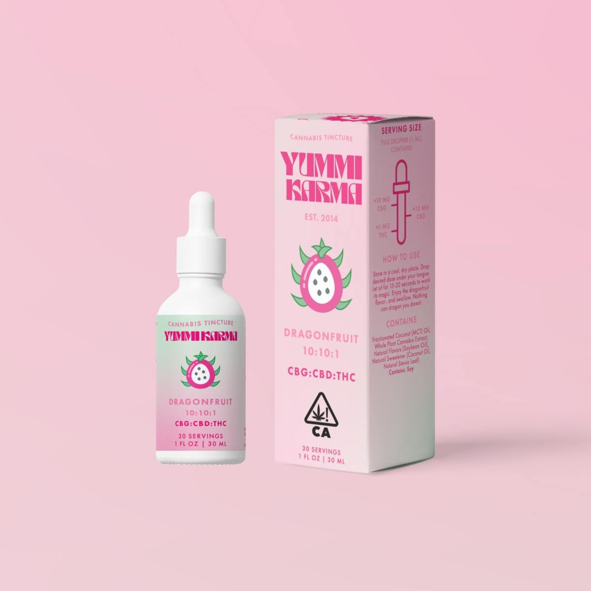 Bright Side CBG:CBD:THC 300MG:300MG:30MG - Yummi Karma -  - $40 - Tincture