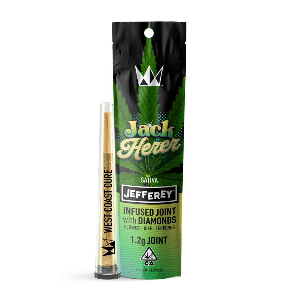 Jack Herer (S) Infused Preroll - 1.2g - West Coast Cure - Jack Herer (S) - $10.35 - Pre-Rolls
