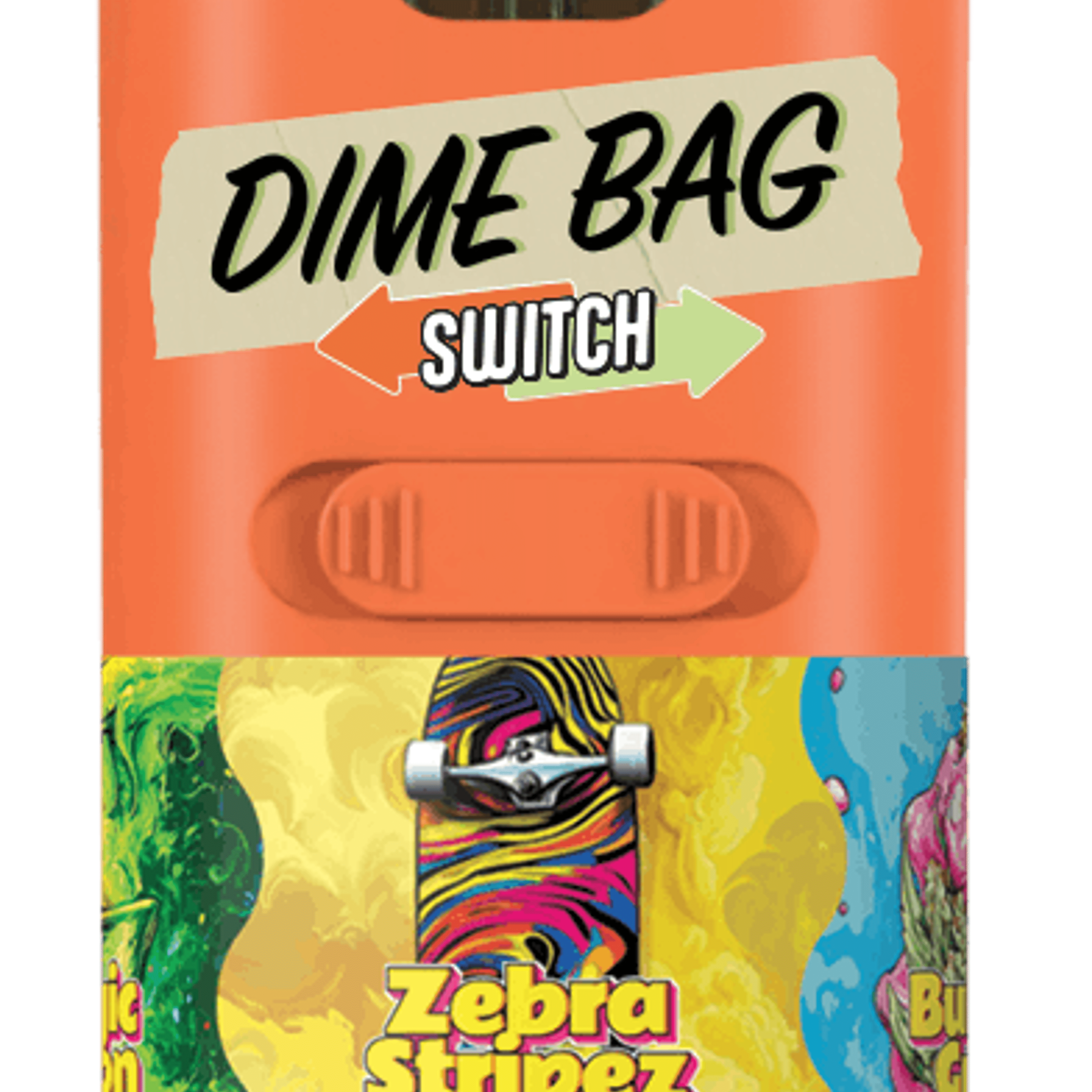 Magic Melon x Bubba Gum - SWITCH - Disposable - Dime Bag - One Gram - $29.99 - Disposable Vape (All-In-One, Battery Built-In)