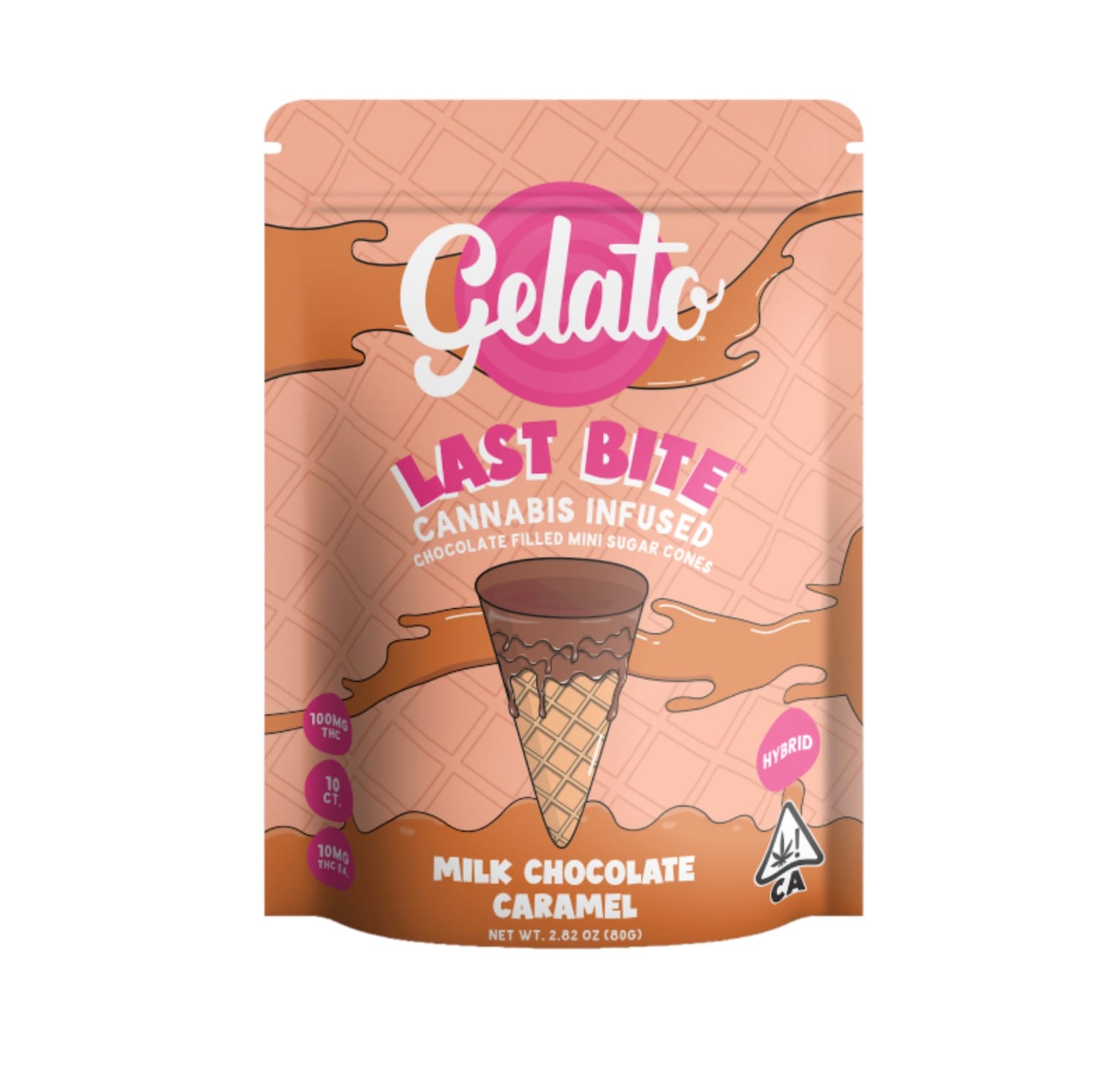 Gelato — Milk Caramel Last Bite Cones
