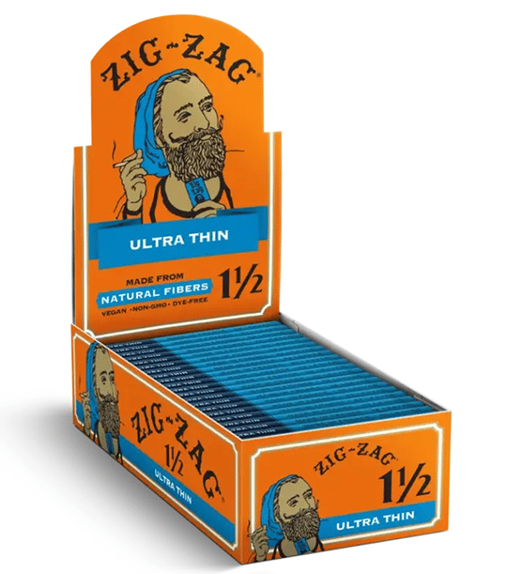 Zig Zag 'Blue' Ultra Thin 1 1/2 Papers