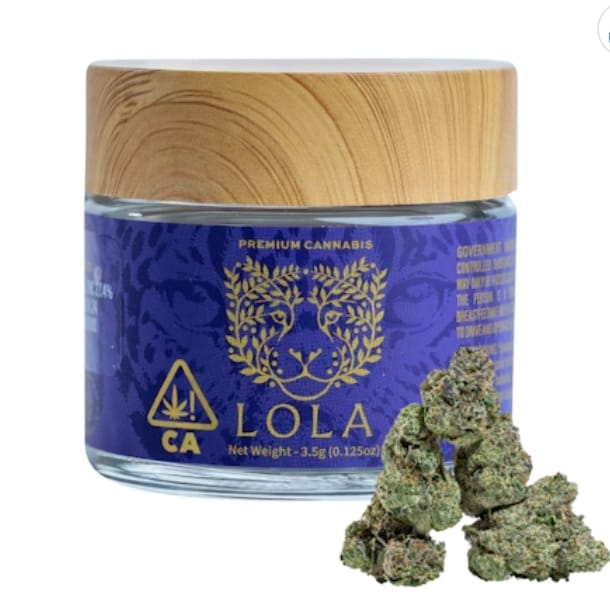 Lola - Jarred Flower - 3.5g - Indica - Pina Acai -  - $40.99 - Flowers