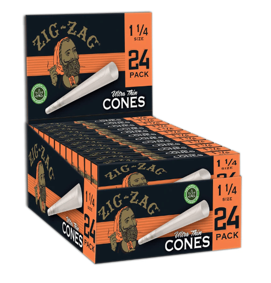 Zig Zag Ultra Thin Cones 1 1/4" 24pk - Zig Zag -  - $7.99 - Non-Cannabis