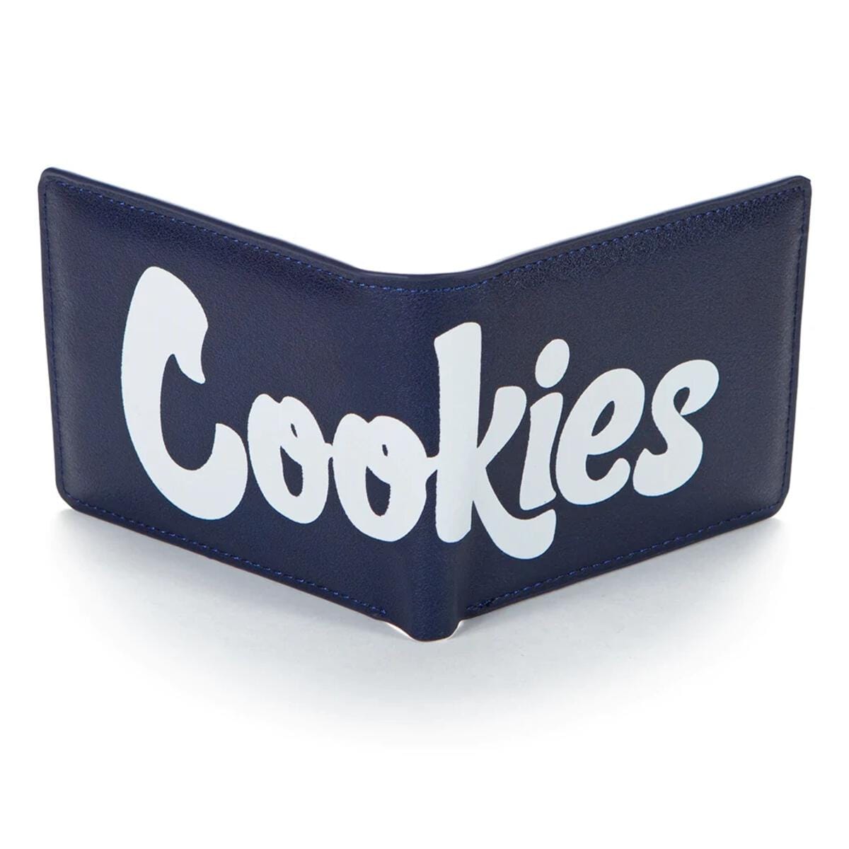 Cookies Textured Faux Leather Billfold Wallet (Navy) - Cookies Co. - Navy Wallet - $40 - Apparel / Merch