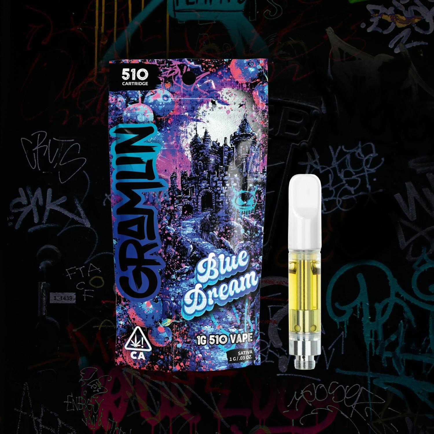 Gramlin | Blue Dream 510 Cartridge - 1g - Gramlin -  - $25 - Cartridges / Pens