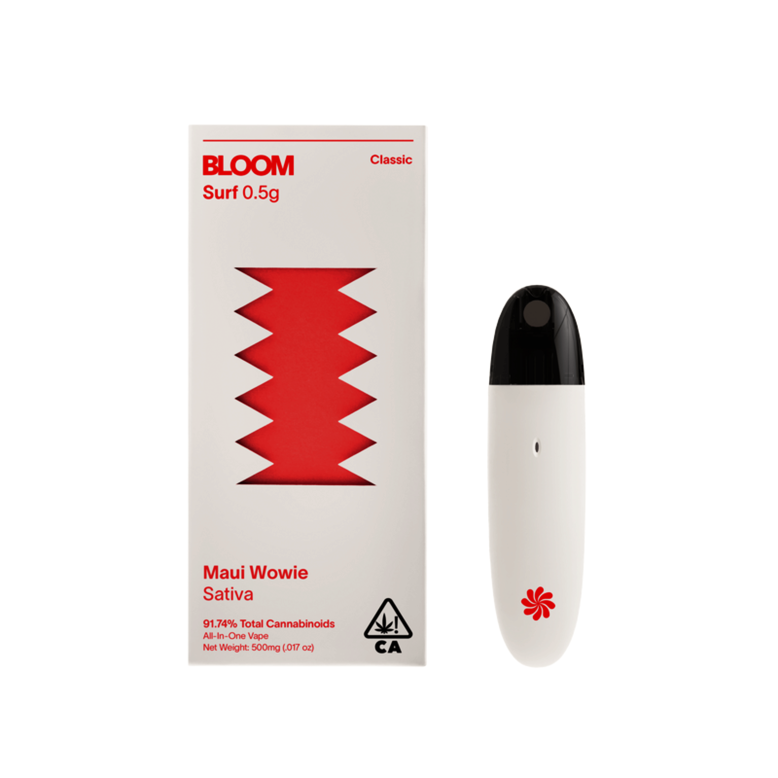 Classic Surf | Maui Wowie (S) All In One Vape - 0.5g - Bloom -  - $28 - Disposables