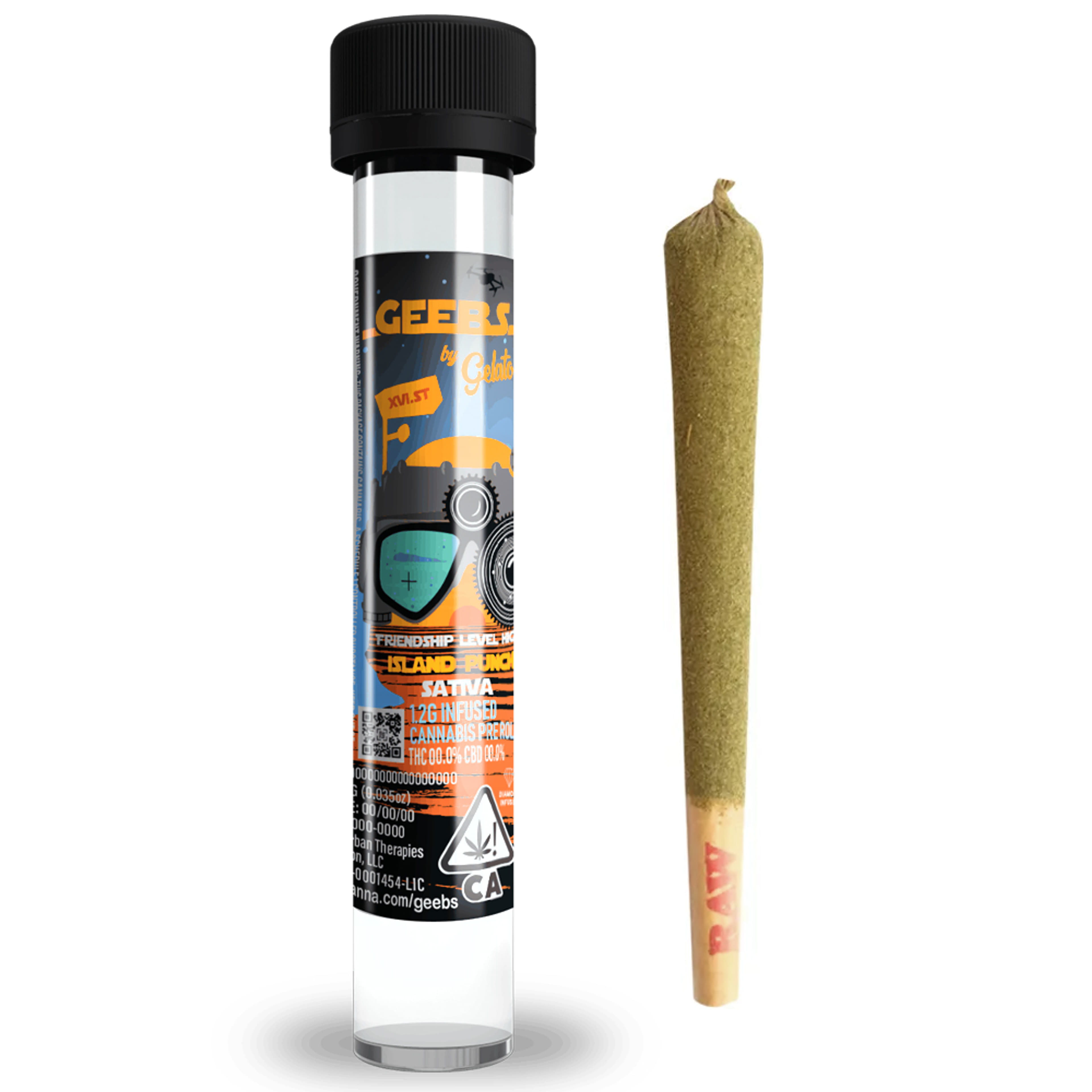 Island Punch (S) Infused Preroll - 1.2g *B2G1 EVERYDAY* - Gelato Canna Co. - Island Punch (S) - $10.99 - Pre-Rolls