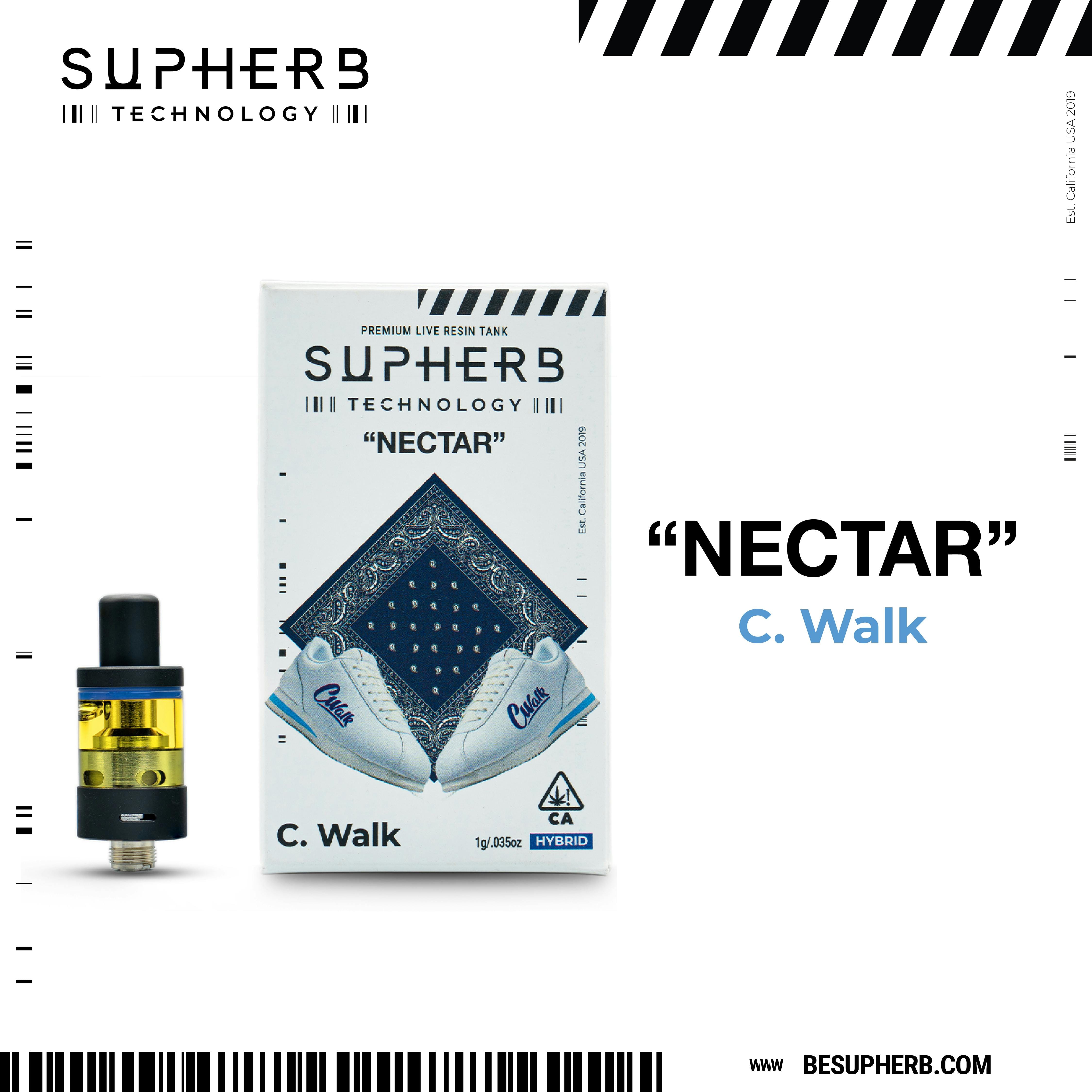 C. Walk 1g Nectar - Hybrid - - Supherb -  - $28.09 - Vapes