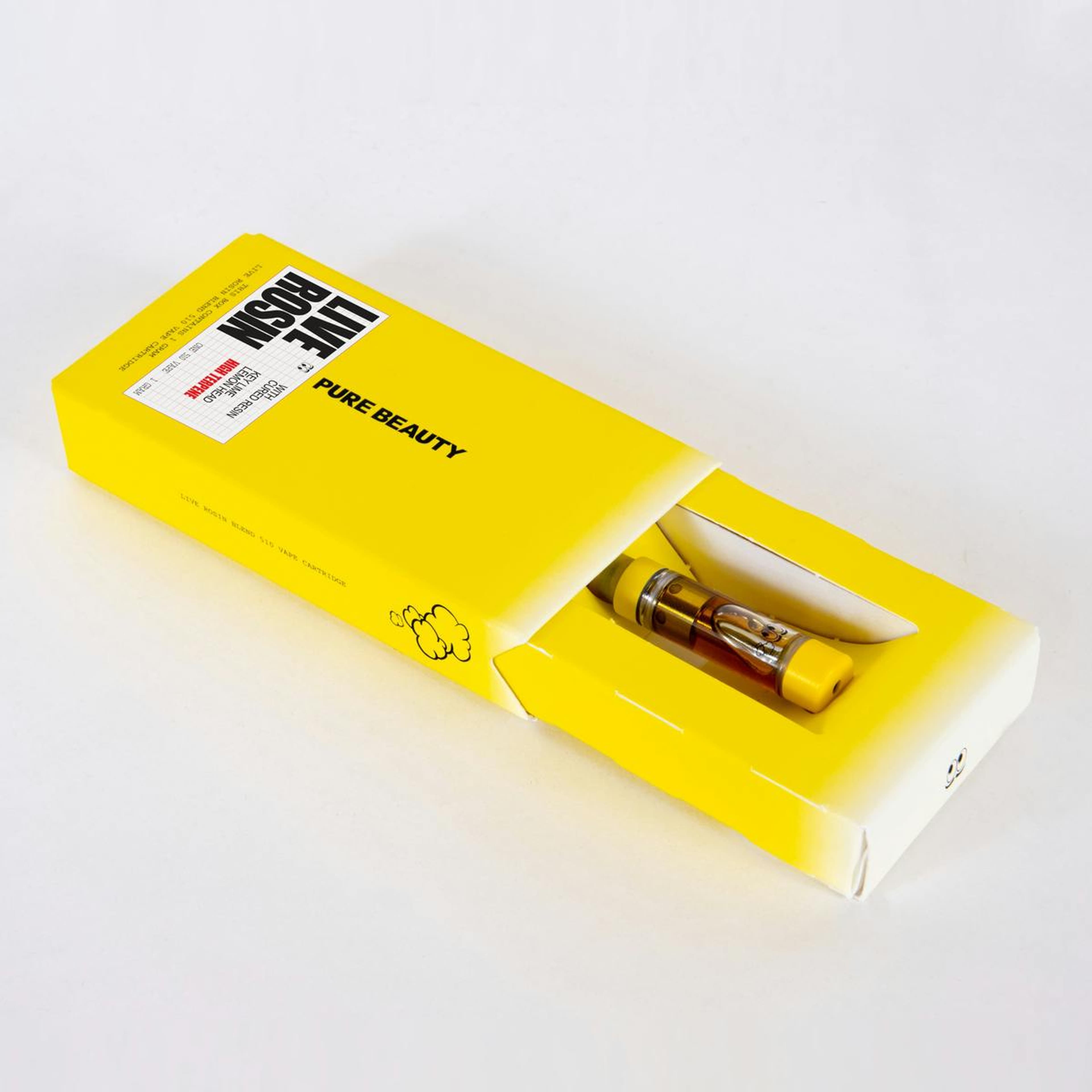 Key Lime Lemon Head - Live Rosin - High Terpene Cart - Pure Beauty - One Gram - $34.99 - Vape Cartridges (Universal 510 Battery Required)