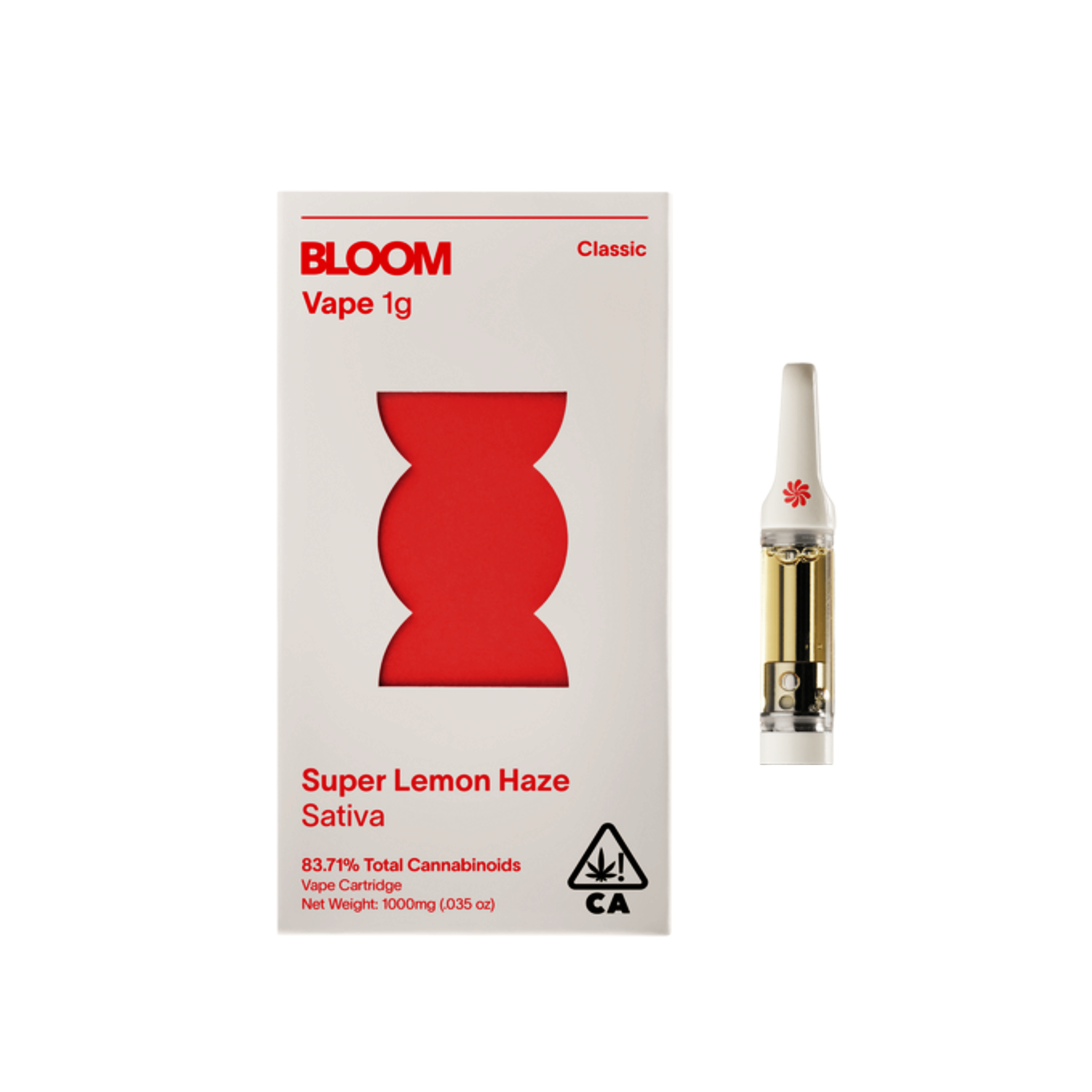 Classic | Super Lemon Haze Cartridge - 1g - Bloom -  - $30 - Cartridges / Pods