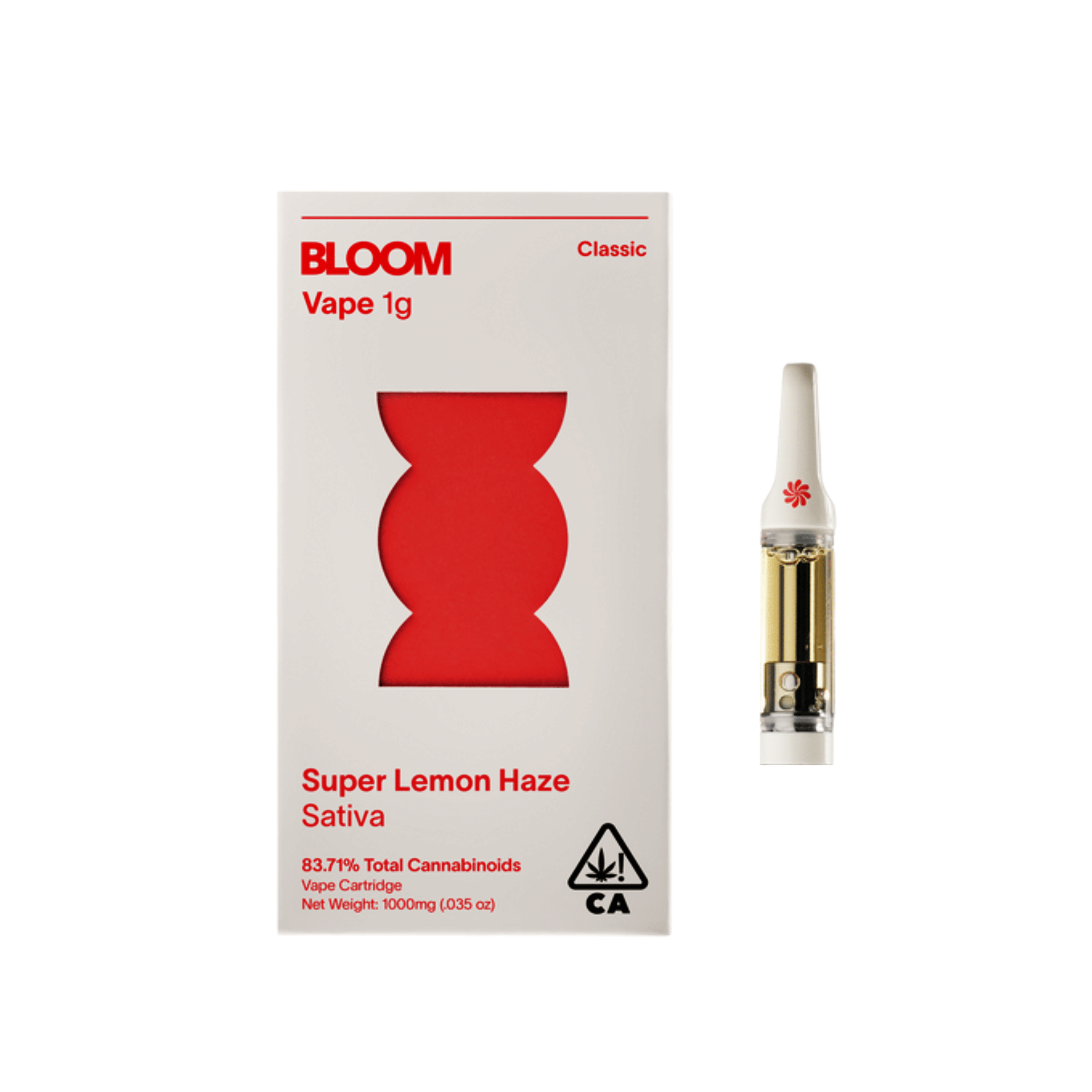 Classic | Super Lemon Haze Cartridge - 1g - Bloom - - $30 - Cartridges / Pods