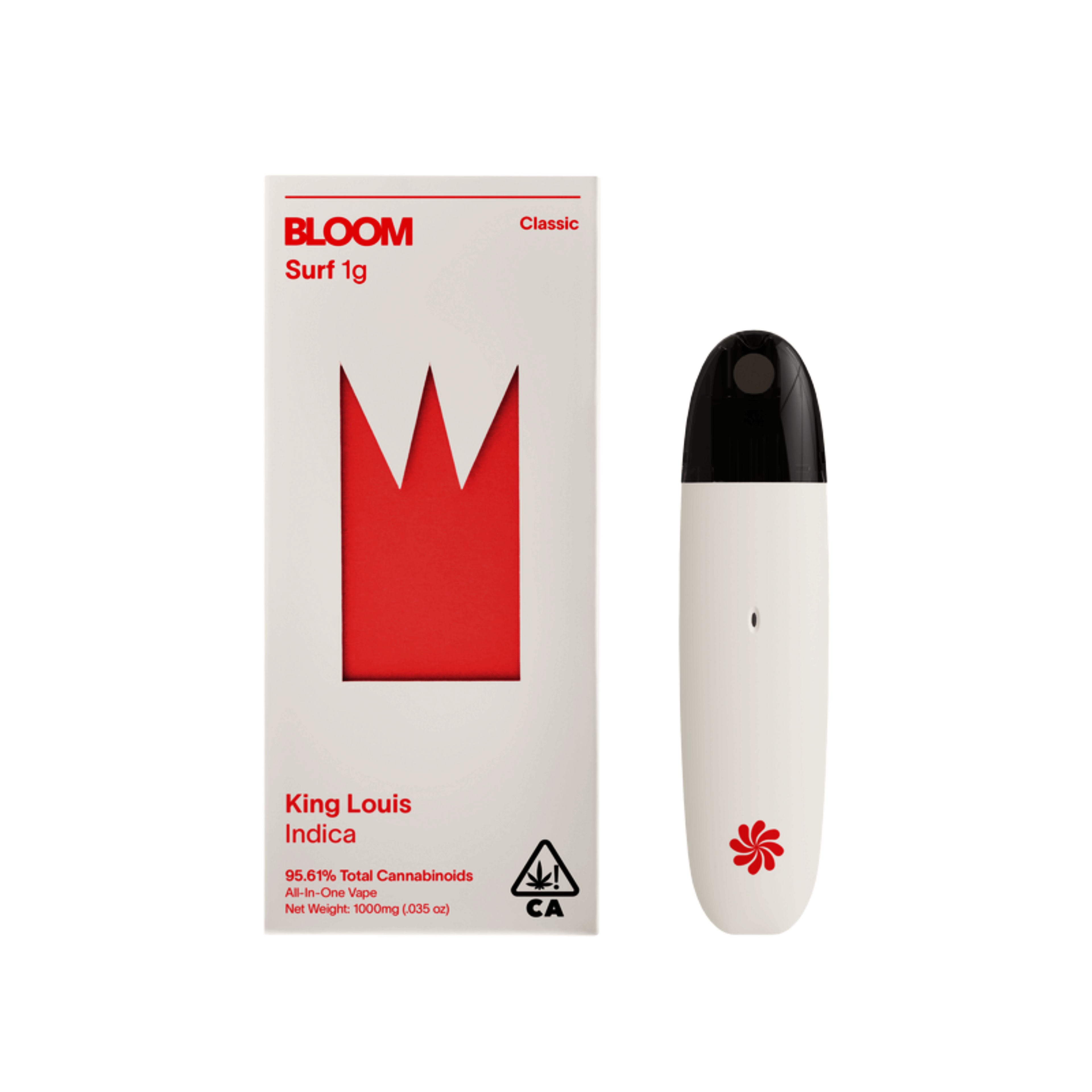 Classic Surf | King Louis All in One Vape - 1g - Bloom - - $35 - Disposables