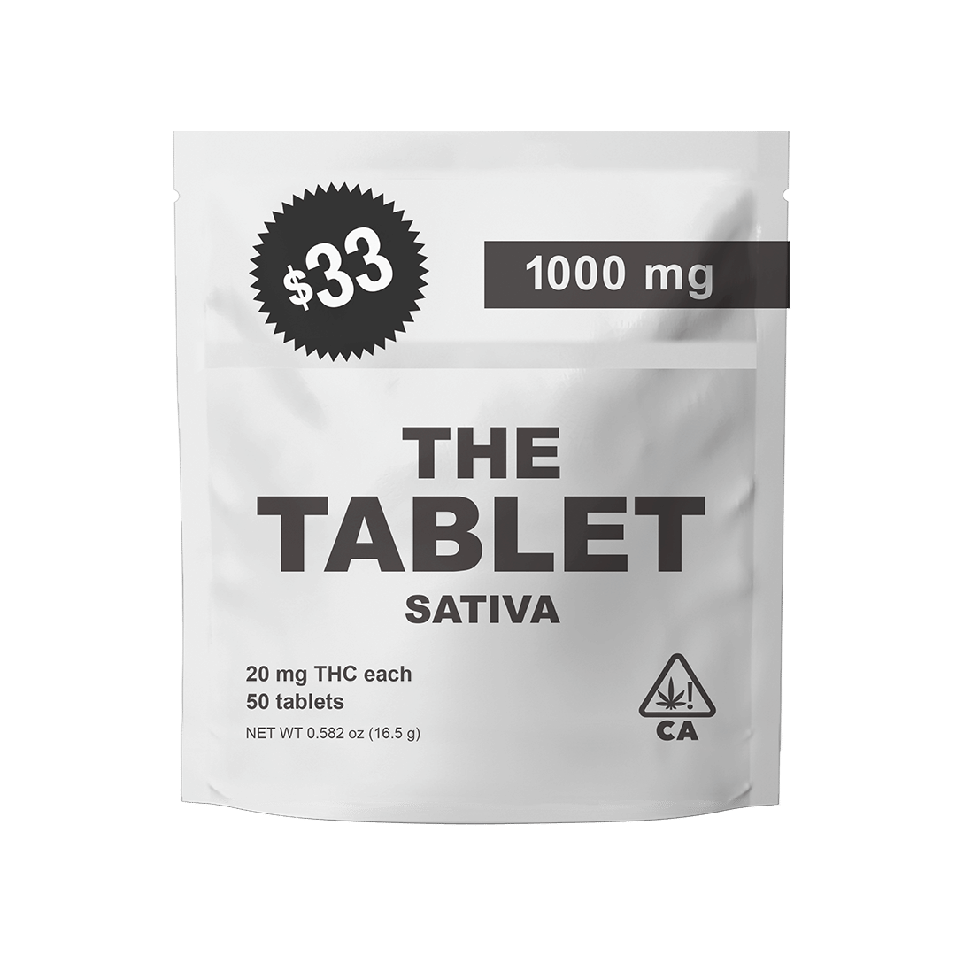 Sativa Tablet 1000mg (20mg each) - The Tablet - 50 Tablets - $32.99 - Capsules & Tablets