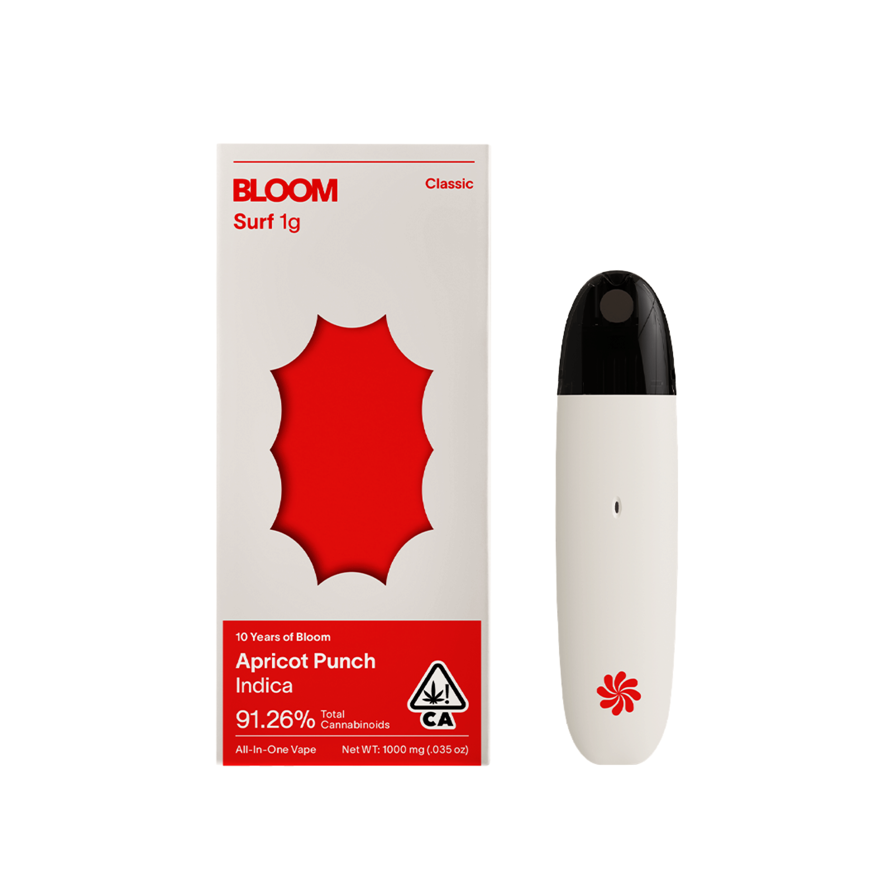 Classic Surf | Apricot Punch (I) Classic All in One Vape - 1g - Bloom -  - $35 - Disposables