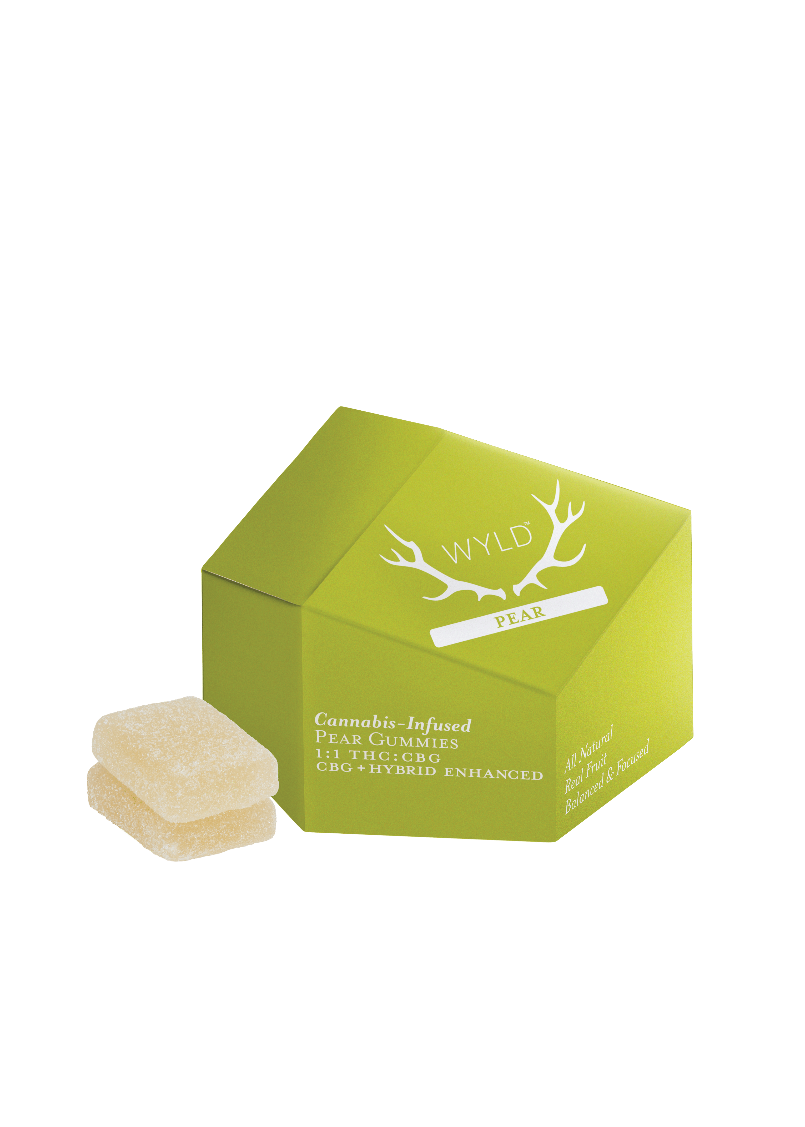 Pear 1:1 CBG Gummies
