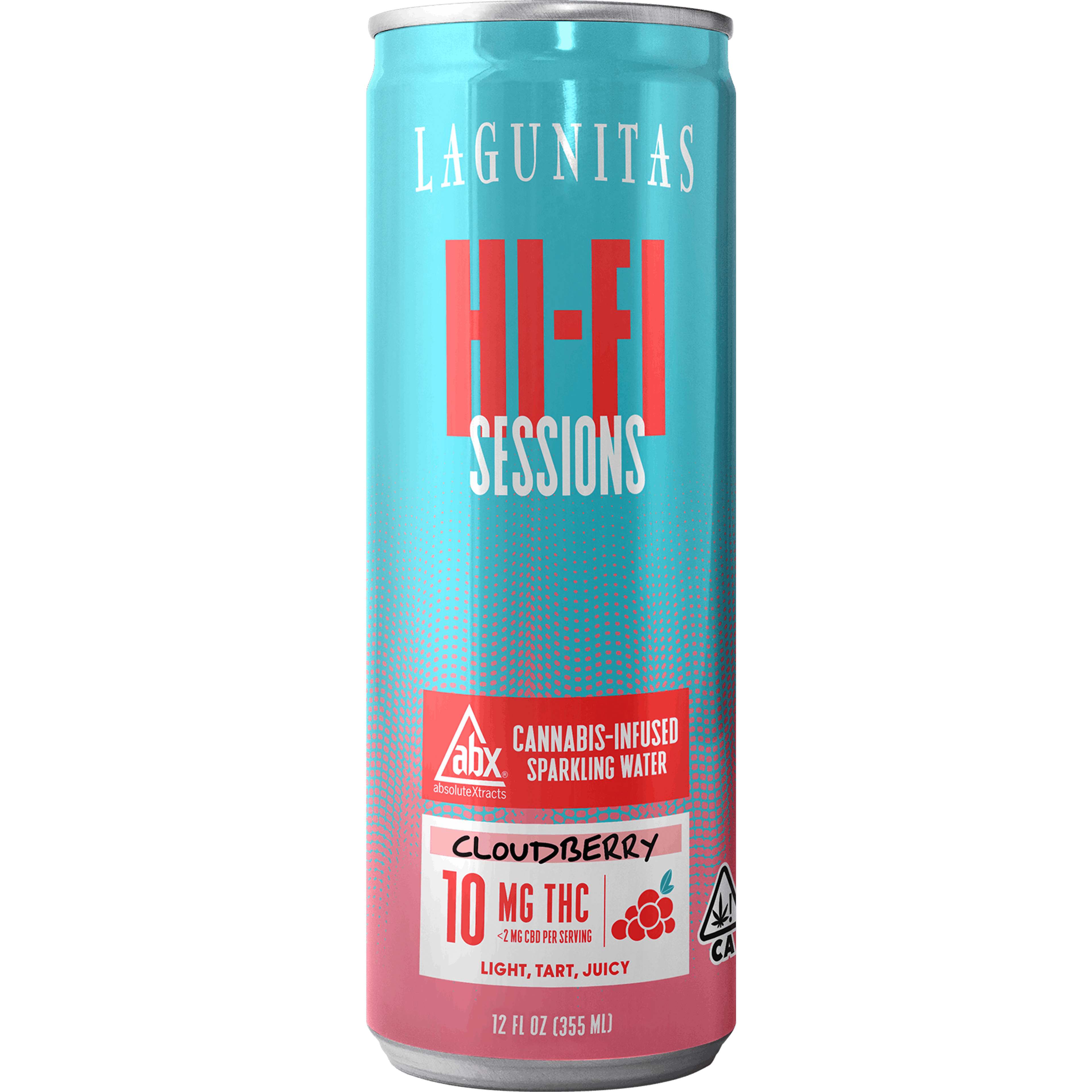 Hi-Fi Sessions Cloudberry 10mg THC - Lagunitas Hi-Fi Hops - - $8 - Drinks