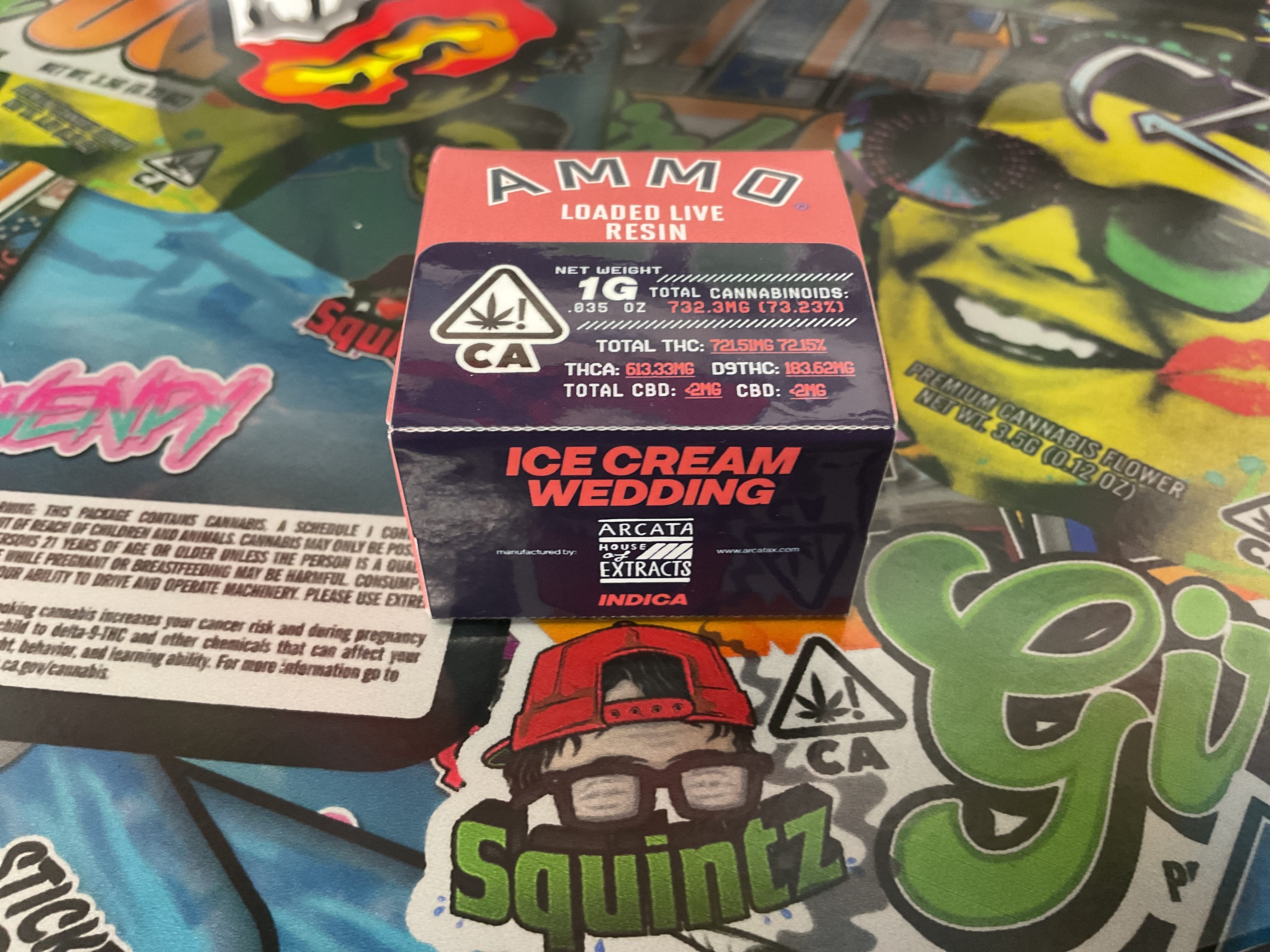 AMMO LIVE RESIN ICECREAM WEDDING - AMMO - AMMO LIVE RESIN ICECREAM WEDDING - $20 - Concentrates