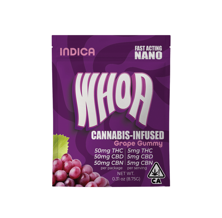 Whoa: Grape 1:1:1 Gummy 50mg