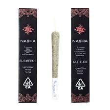 Hash Infused Pre-roll - Nasha - S: Clementine x Moroccan Peaches - $14 - Pre-Rolls