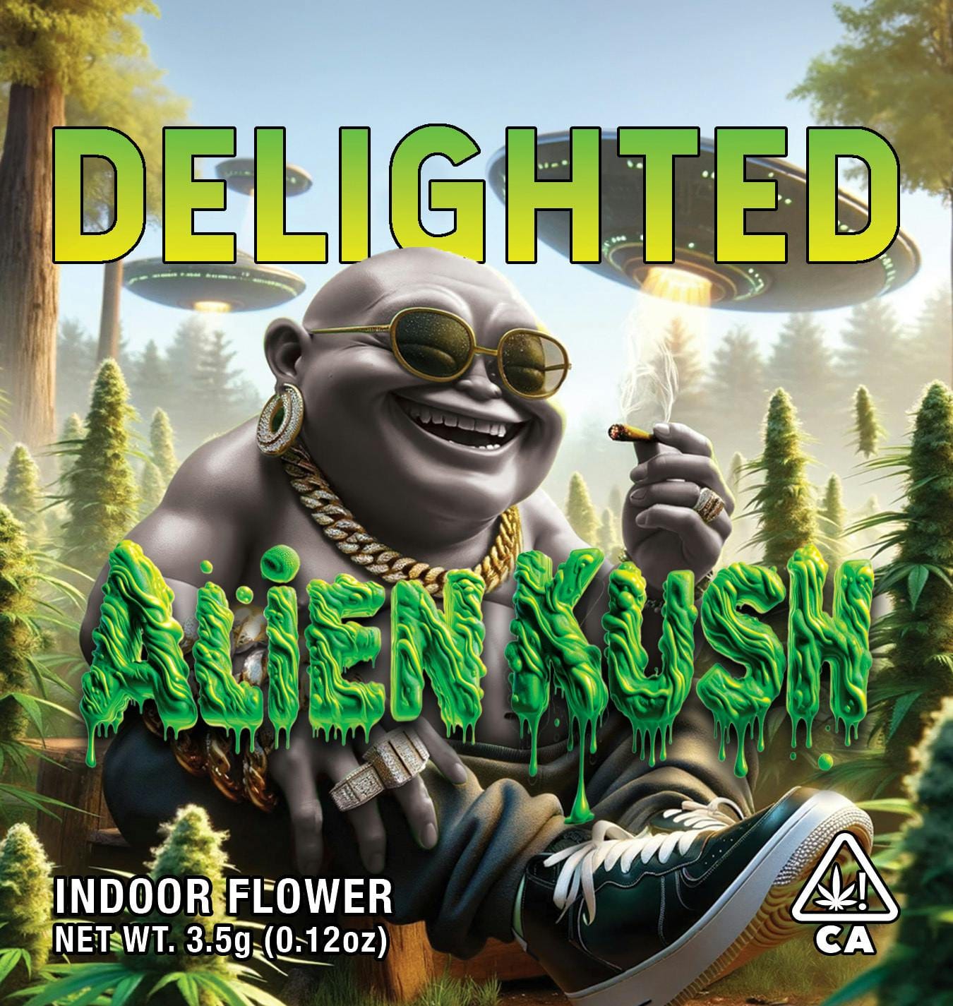 Alien Kush 3.5g - delighted -  - $21.61 - Flowers