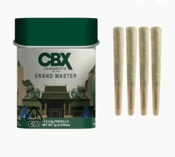 CBX: 4pk. Grand Master Pre-Rolls - 2g - Cannabiotix (CBX) -  - $30 - Pre-Rolls