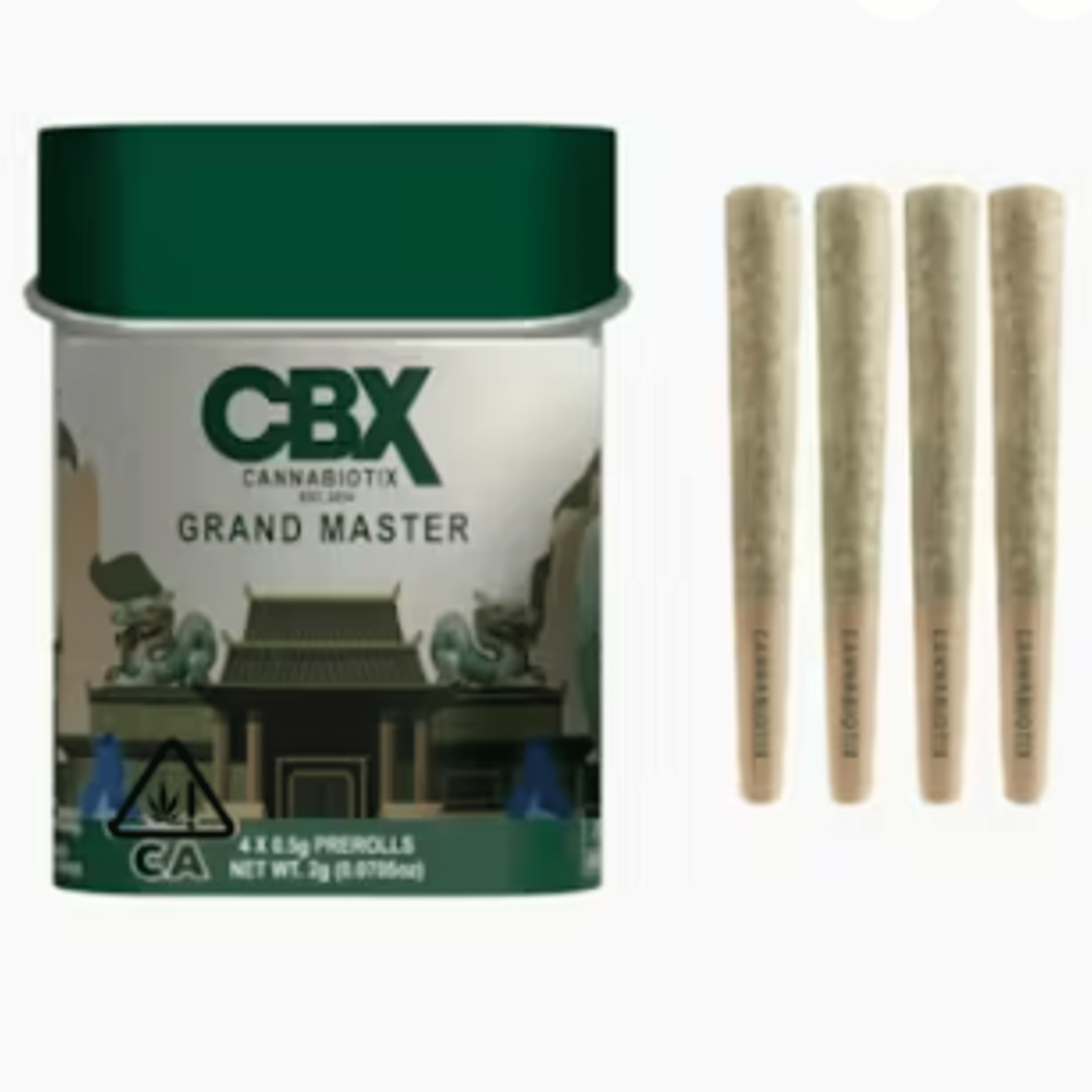 CBX: 4pk. Grand Master Pre-Rolls - 2g - Cannabiotix (CBX) - - $30 - Pre-Rolls