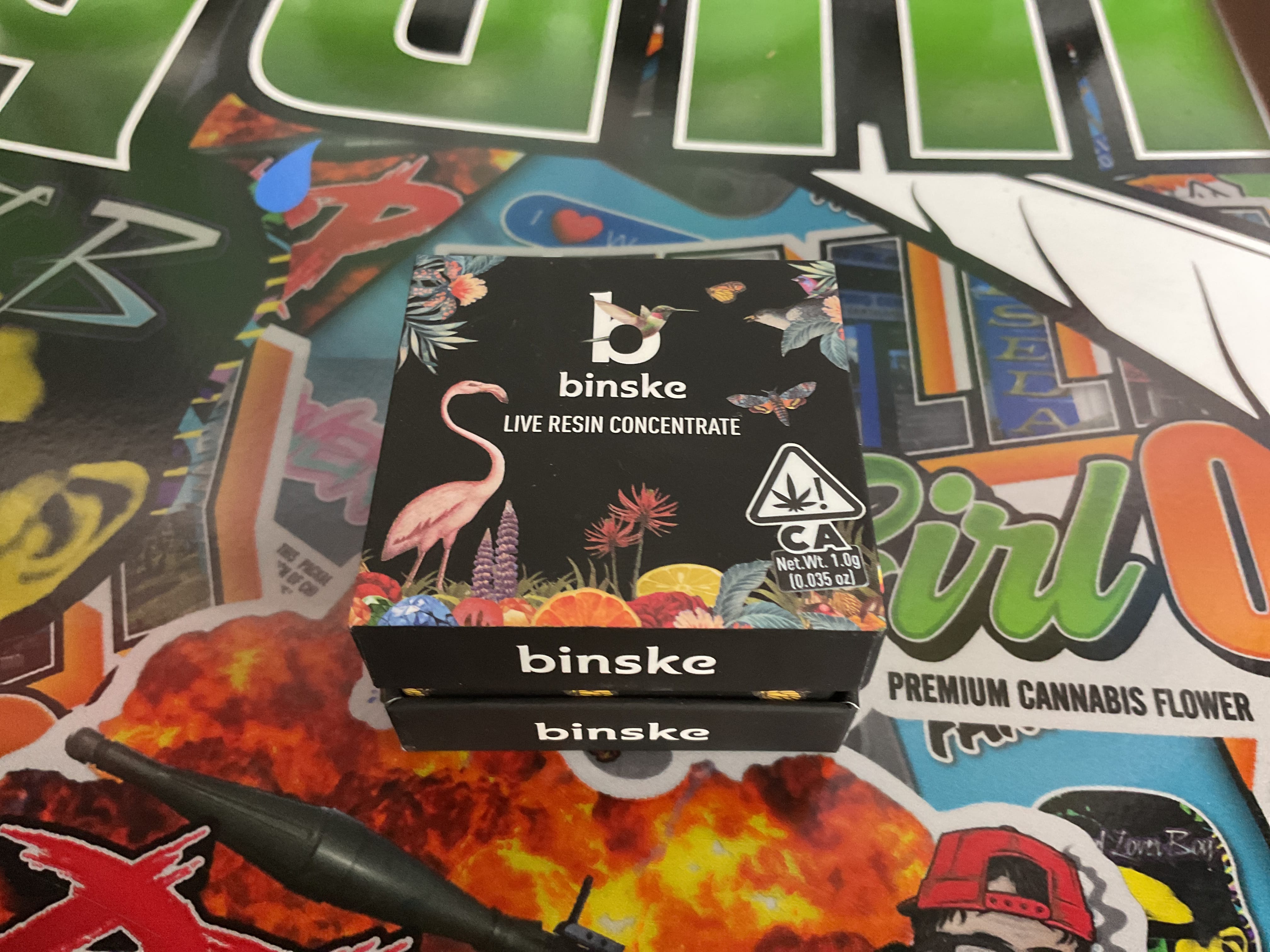 BINSKE LIVE RESIN DIA/SAUCE BLUE HAZE - BINSKE - BINSKE LIVE RESIN DIA/SAUCE BLUE HAZE - $20 - Concentrates